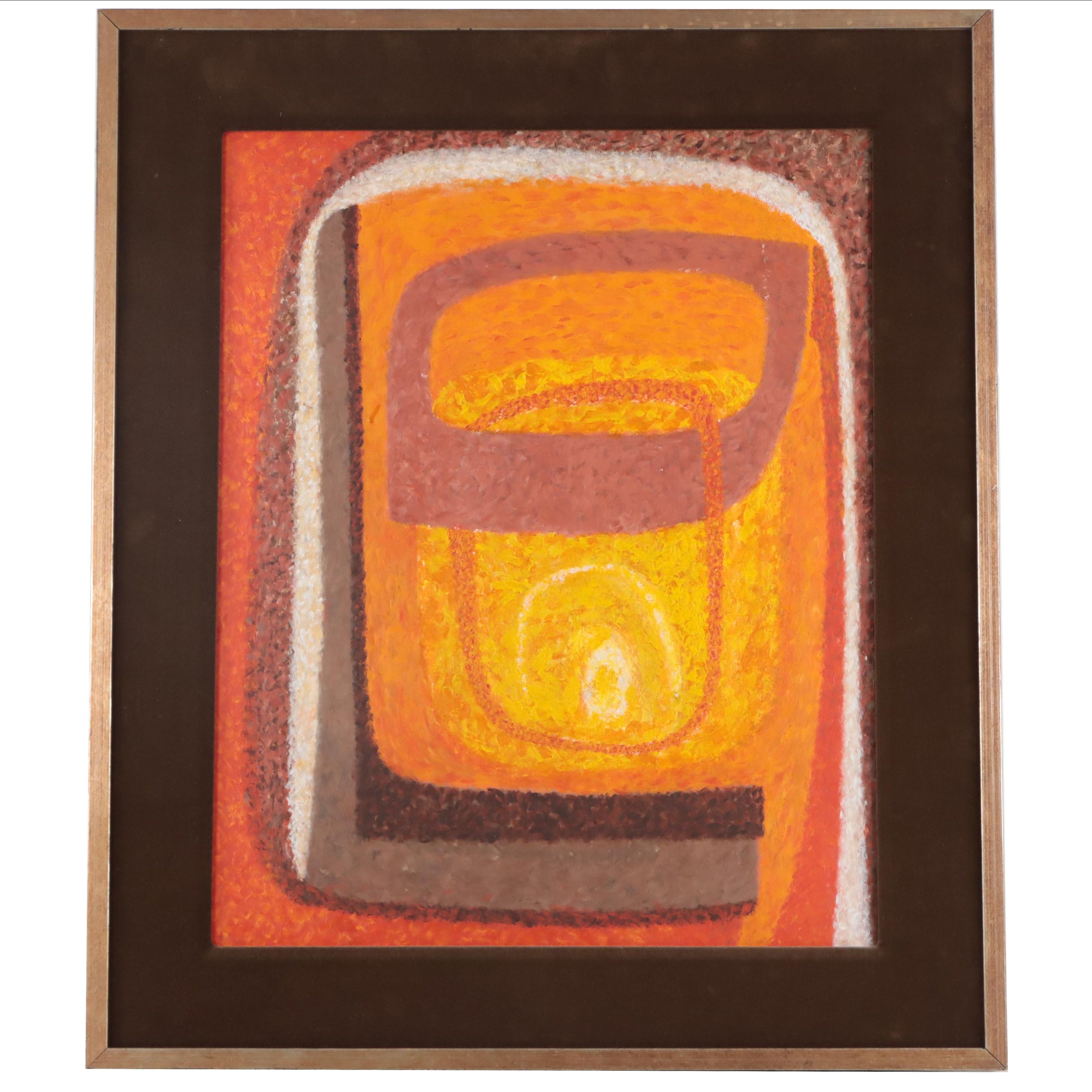 Abstract Non-Objective Oil Painting