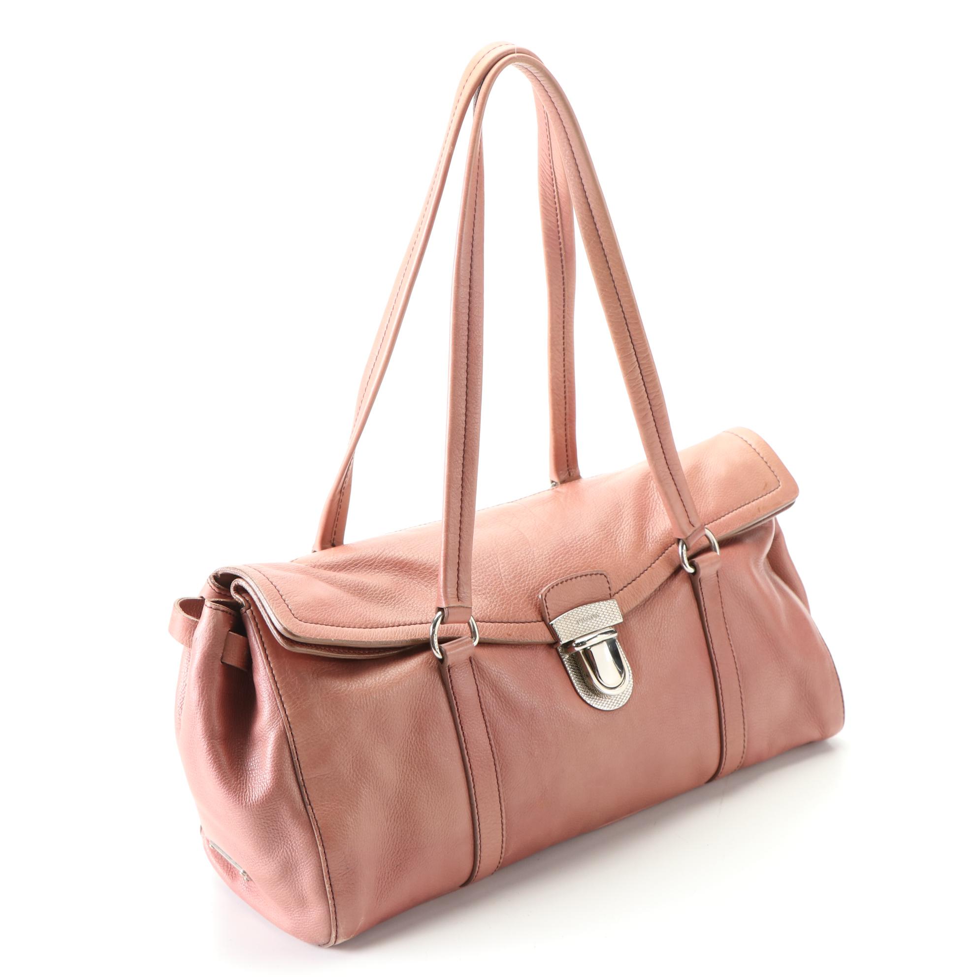 Prada Bufalo Easy Shoulder Bag in Leather