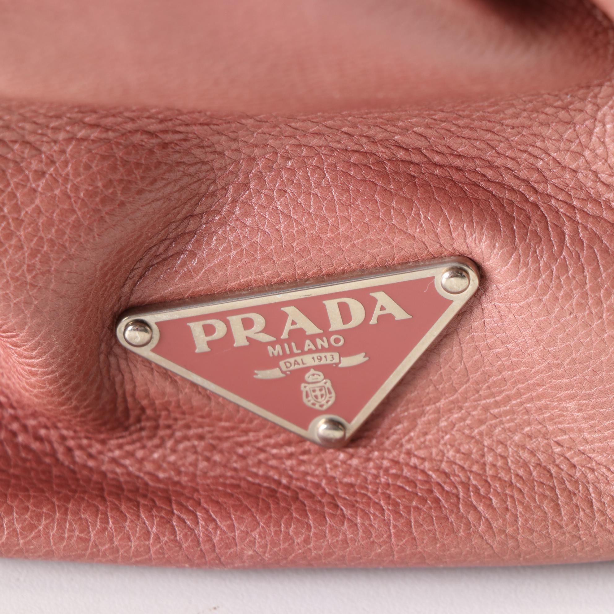 Prada Bufalo Easy Shoulder Bag in Leather