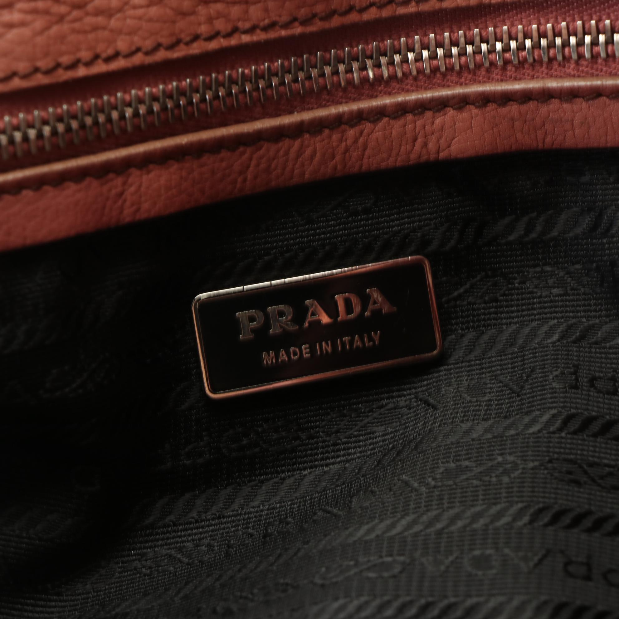 Prada Bufalo Easy Shoulder Bag in Leather