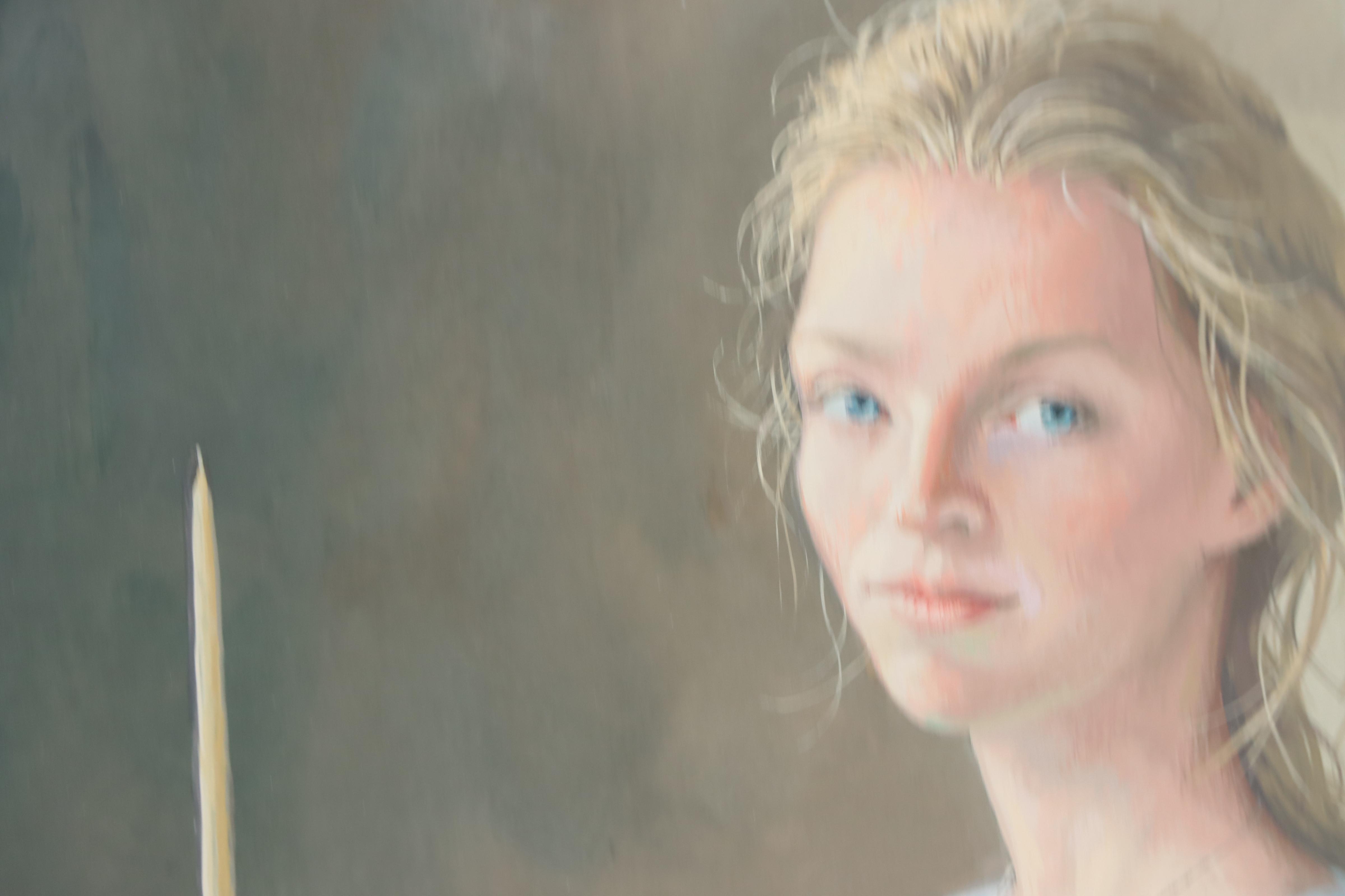 Jeff Chapman-Crane Gouache Painting "The Silent Heart"