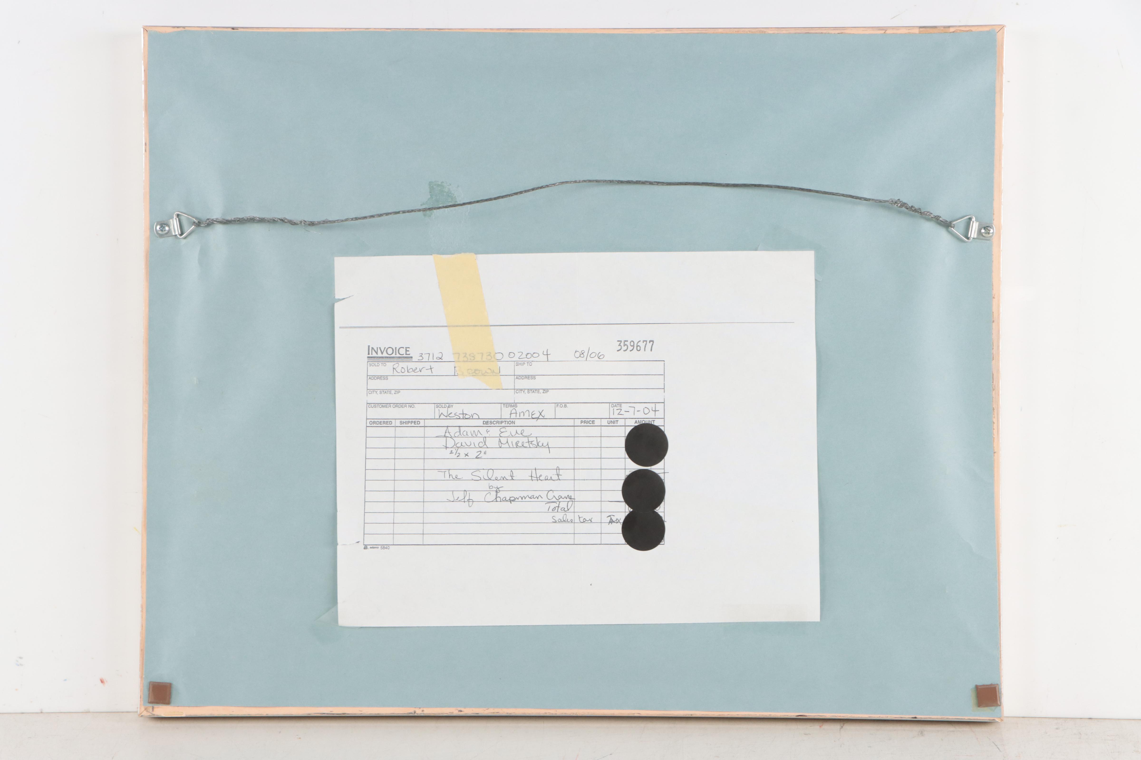 Jeff Chapman-Crane Gouache Painting "The Silent Heart"