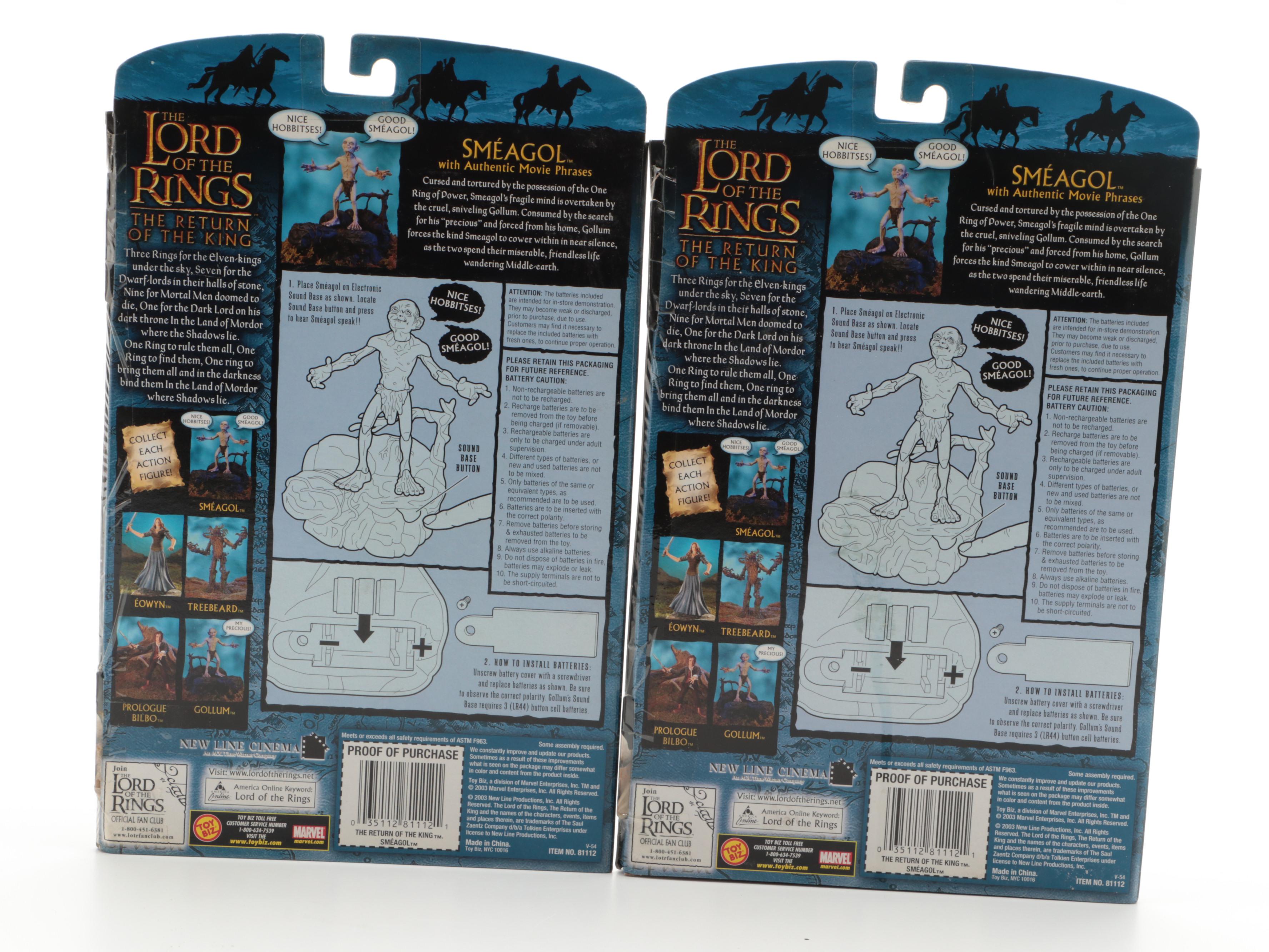 Toy Biz Lord of the Rings Figures Including The Fellowship, Aragorn and More