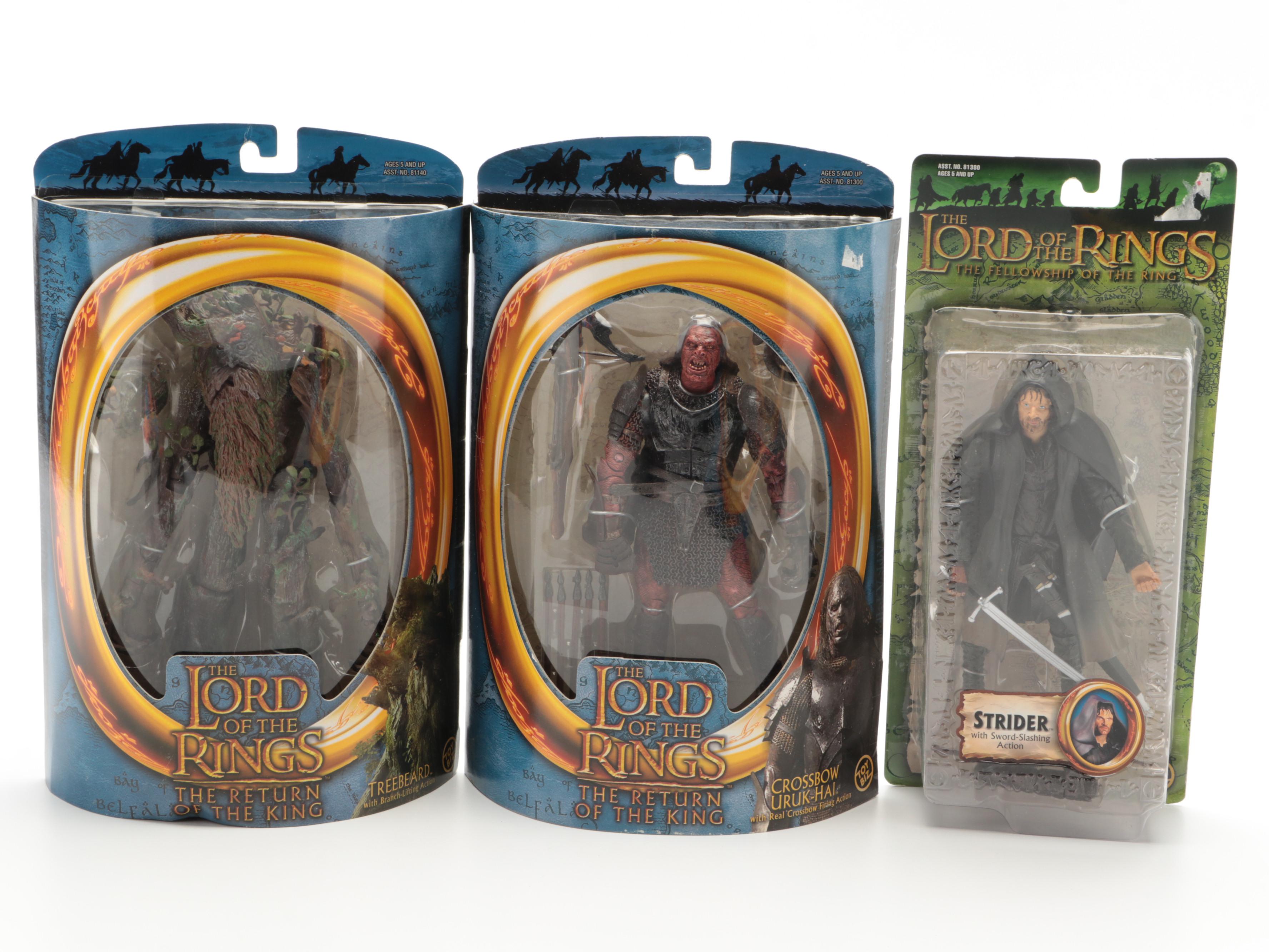 Toy Biz Lord of the Rings Figures Including The Fellowship, Aragorn and More
