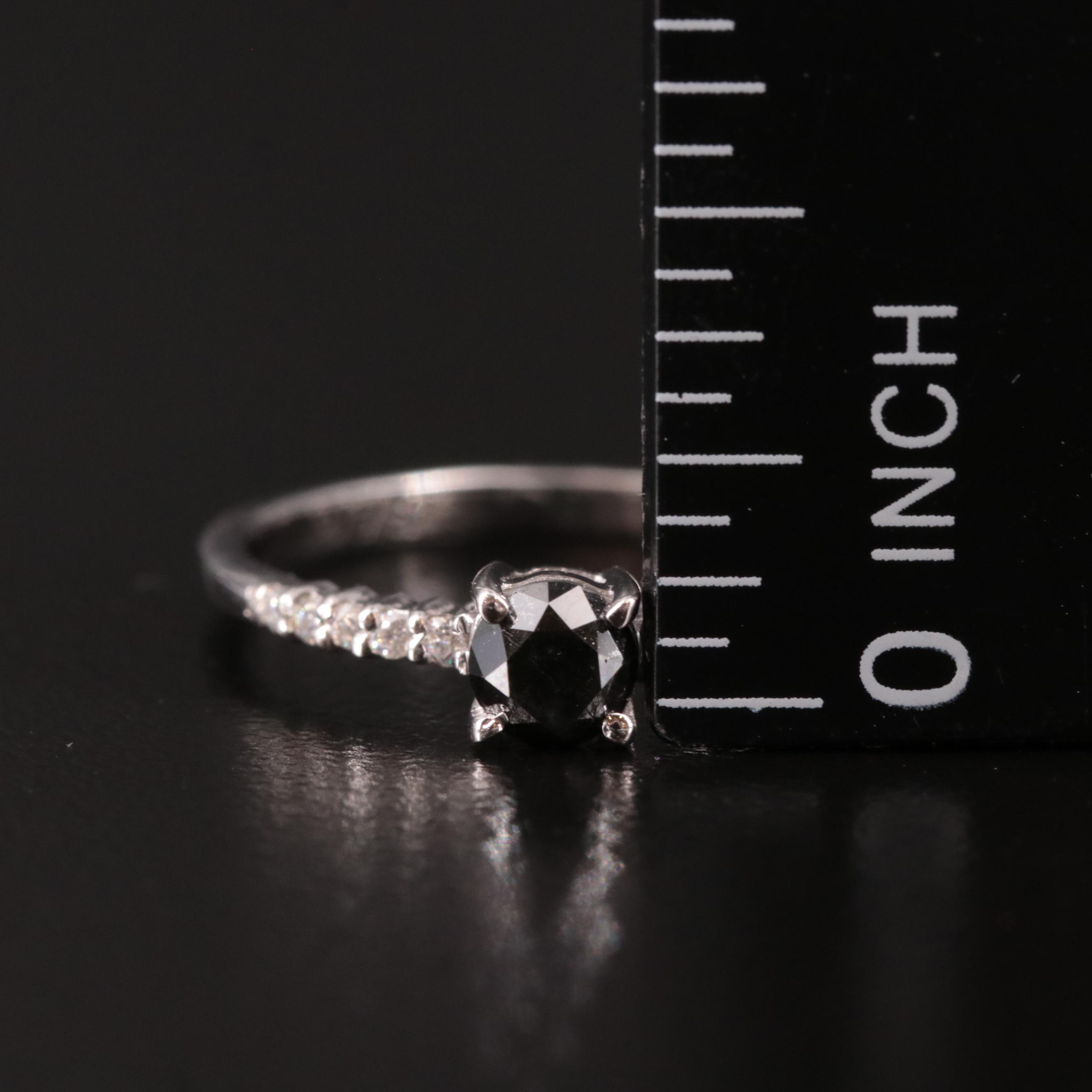 Sterling Diamond Ring