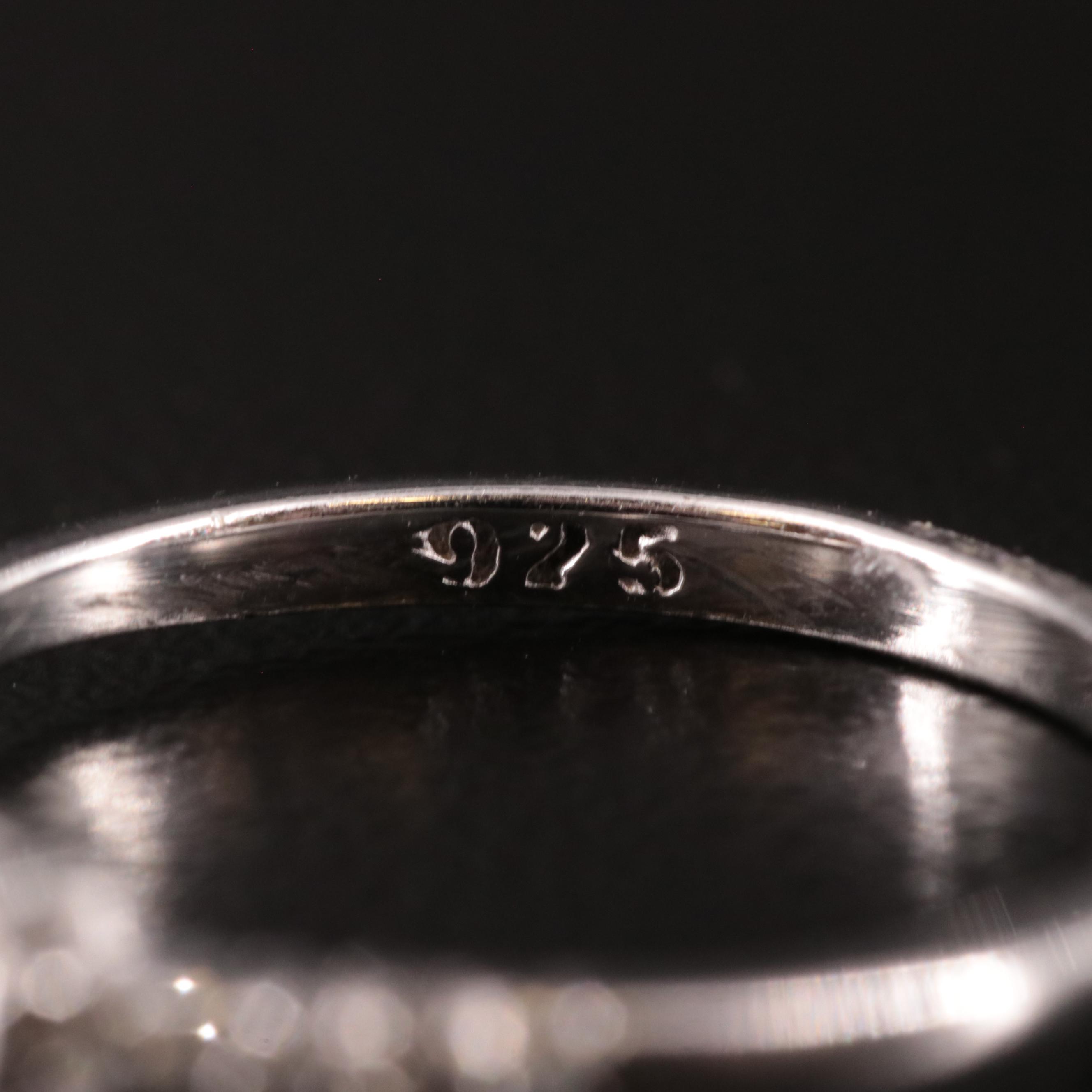 Sterling Diamond Ring