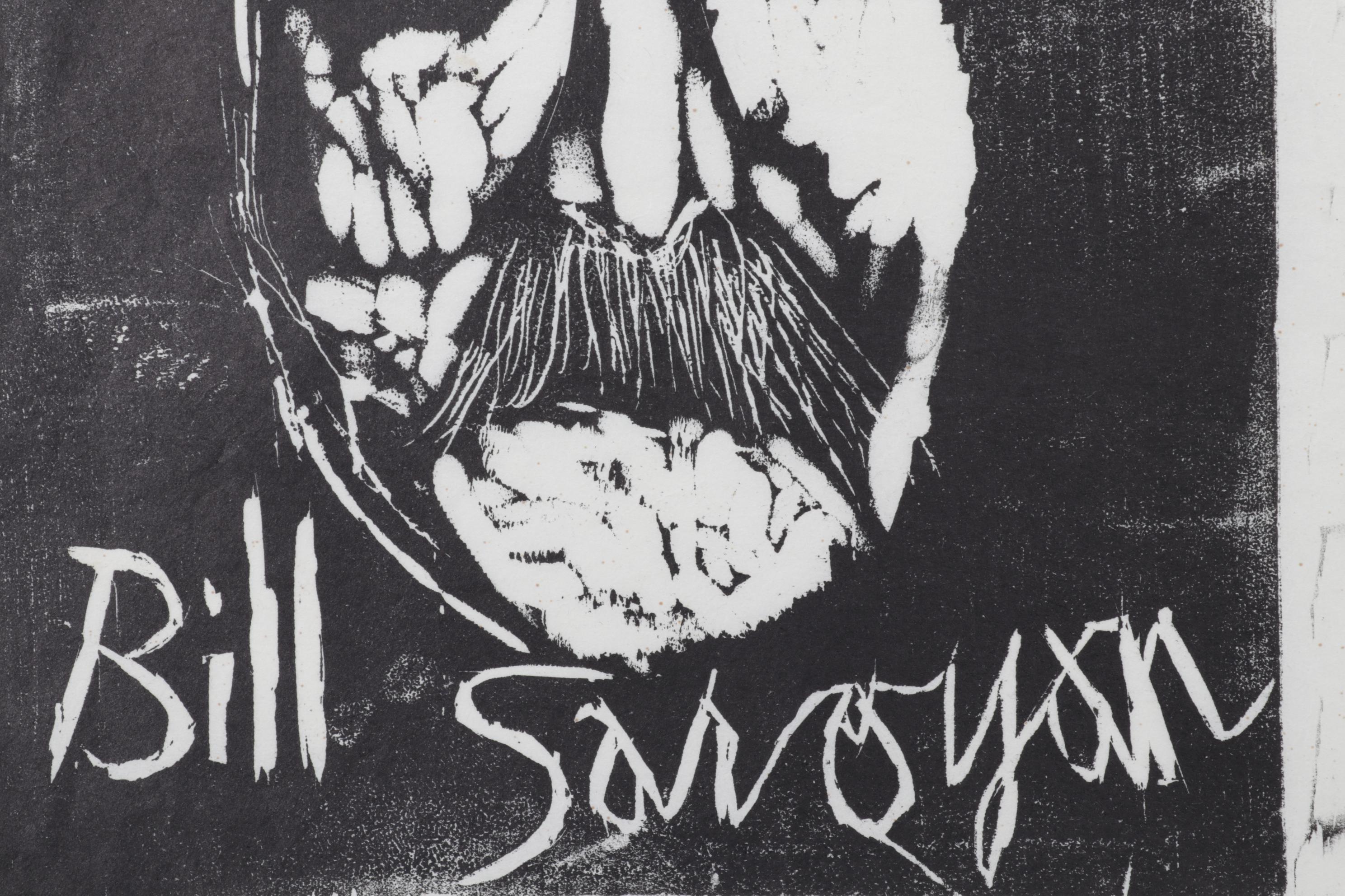 Sidney Chafetz Woodcut "Father and Son," 1971