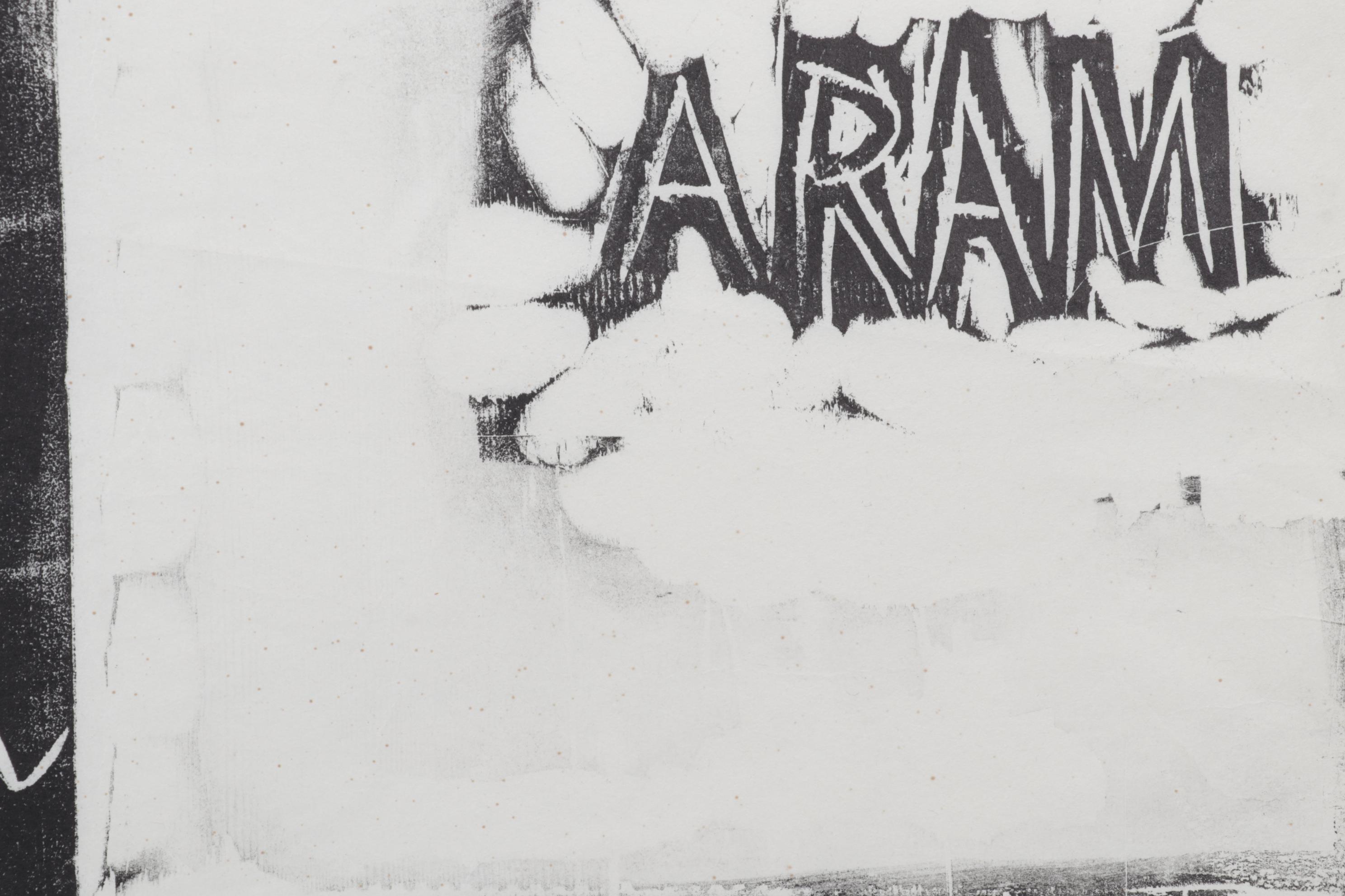 Sidney Chafetz Woodcut "Father and Son," 1971