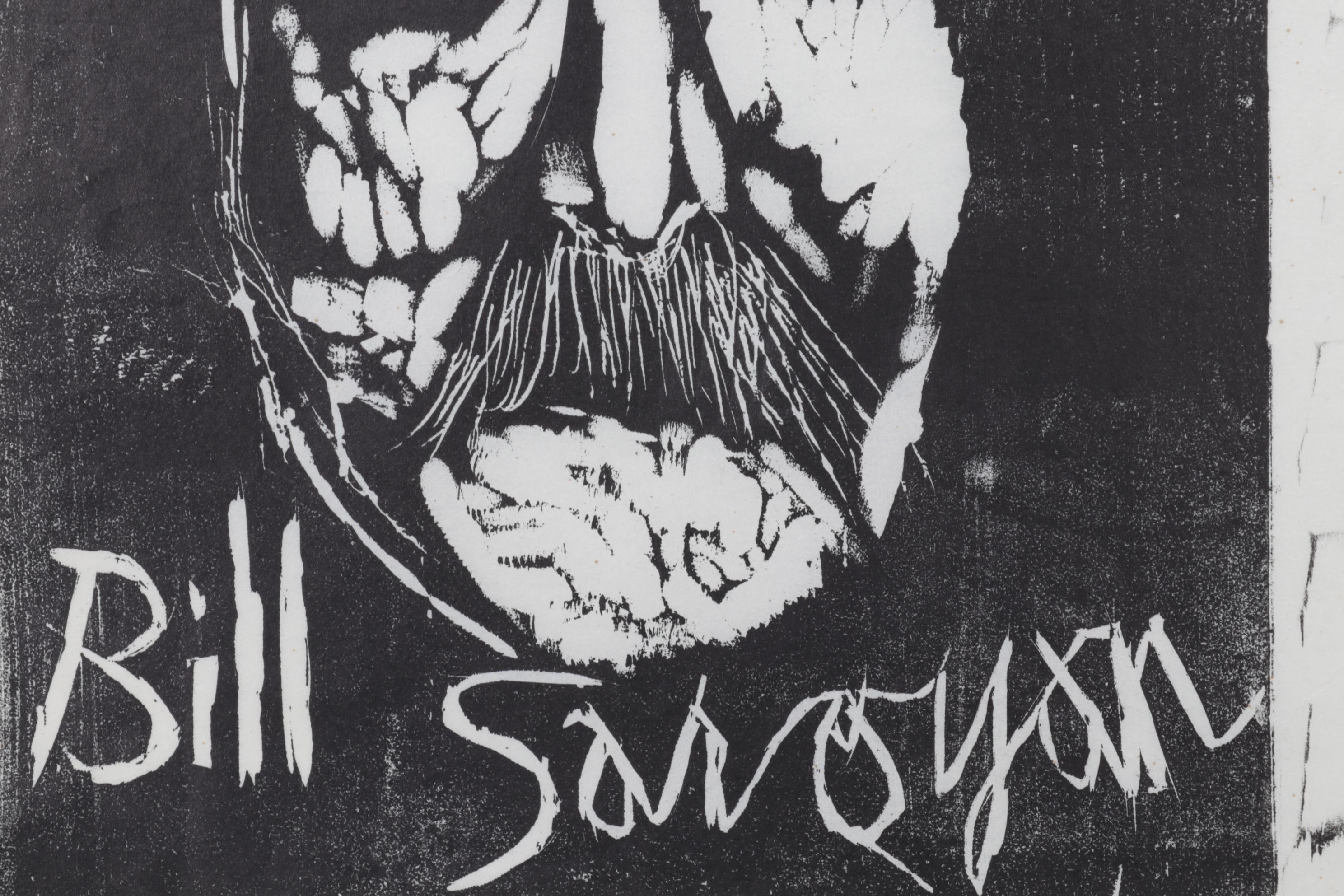 Sidney Chafetz Woodcut "Father and Son," 1971