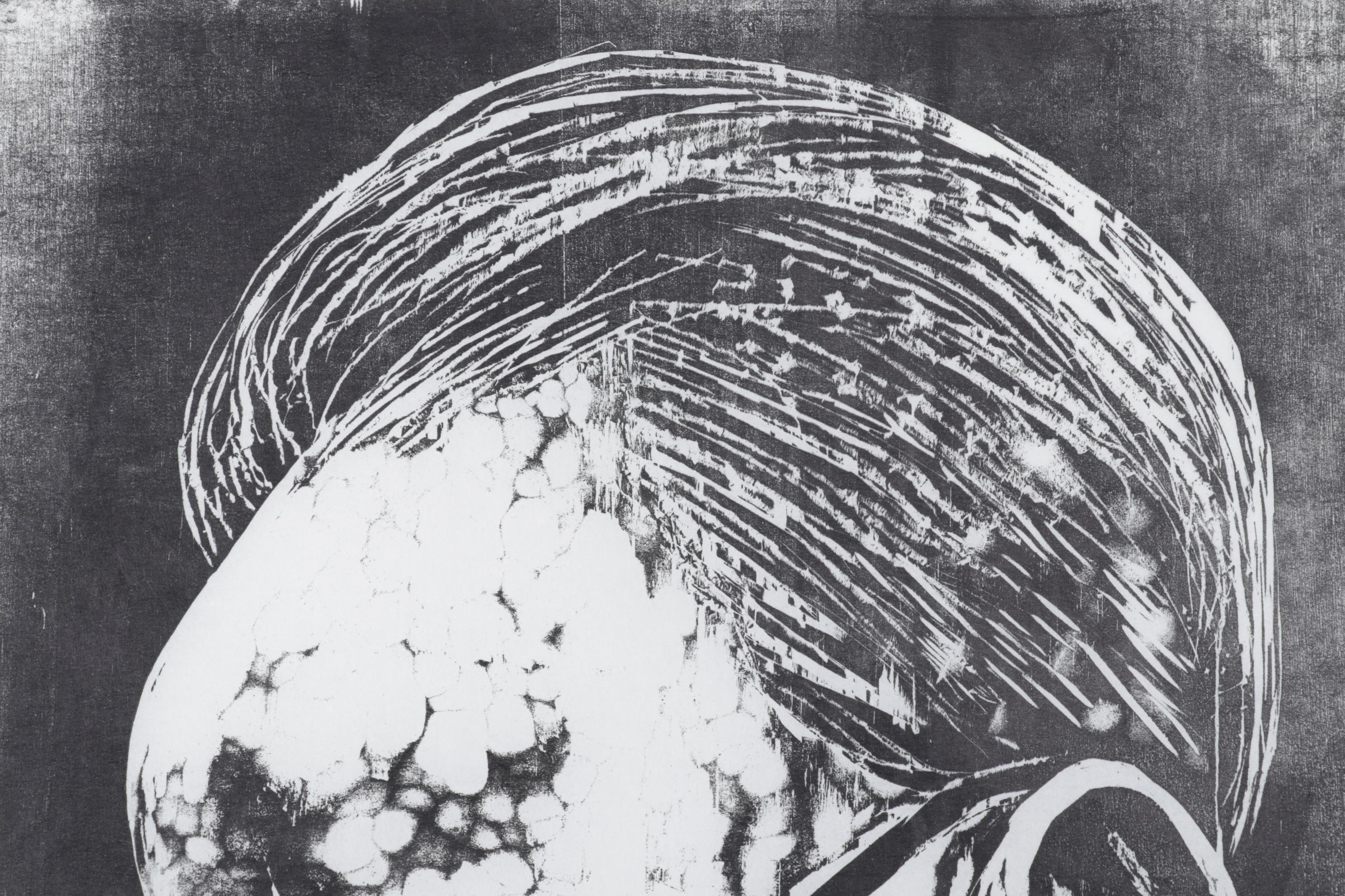 Sidney Chafetz Woodcut "A. J. Muste," 1967