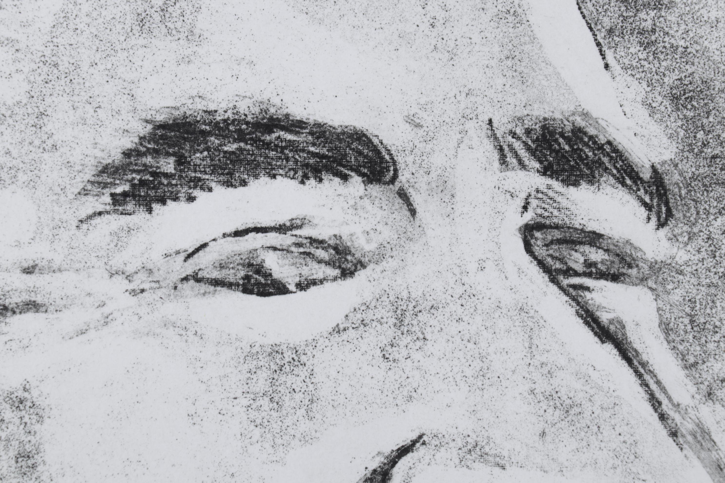 Sidney Chafetz Etching With Aquatint "John Updike," 1981