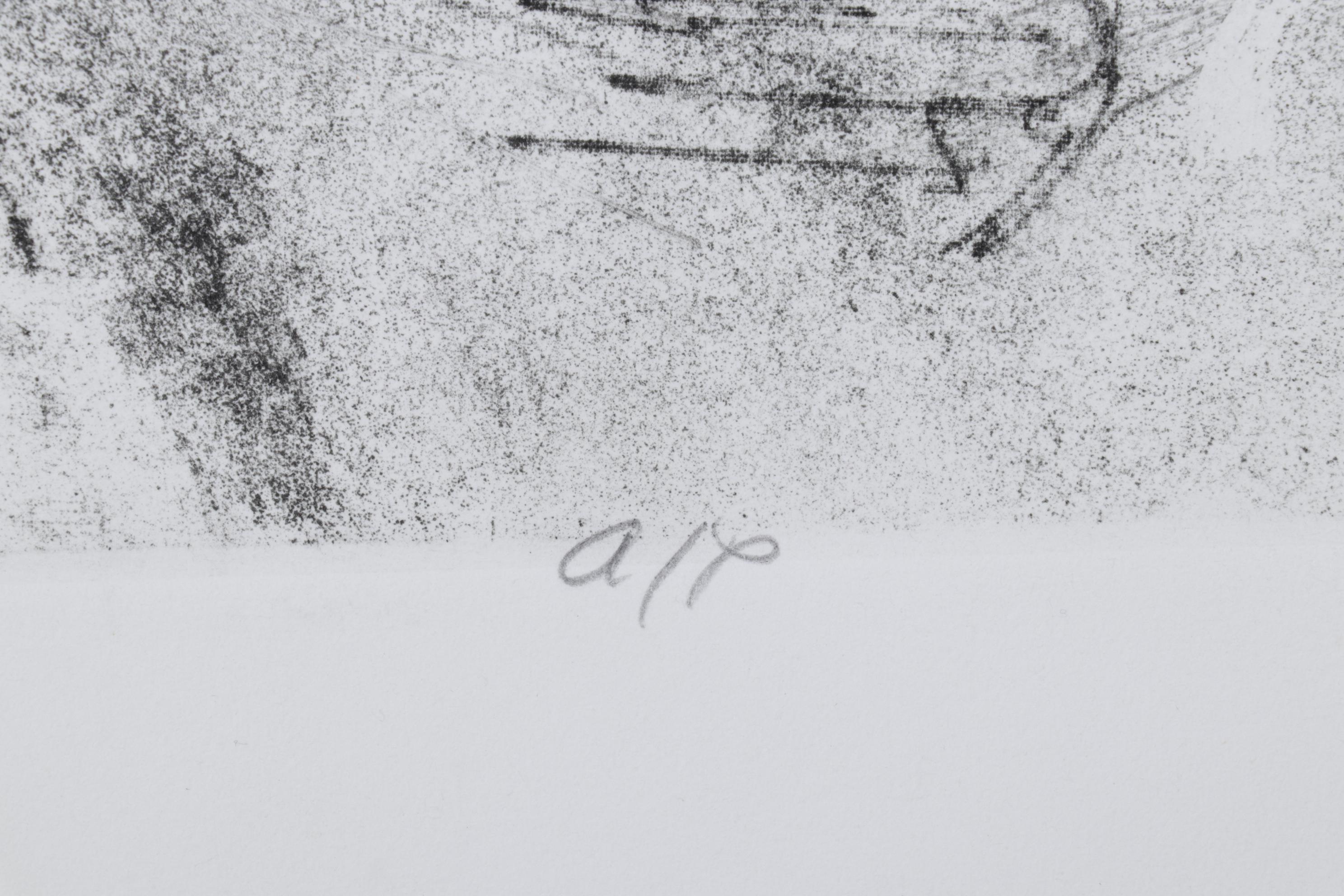 Sidney Chafetz Etching With Aquatint "John Updike," 1981