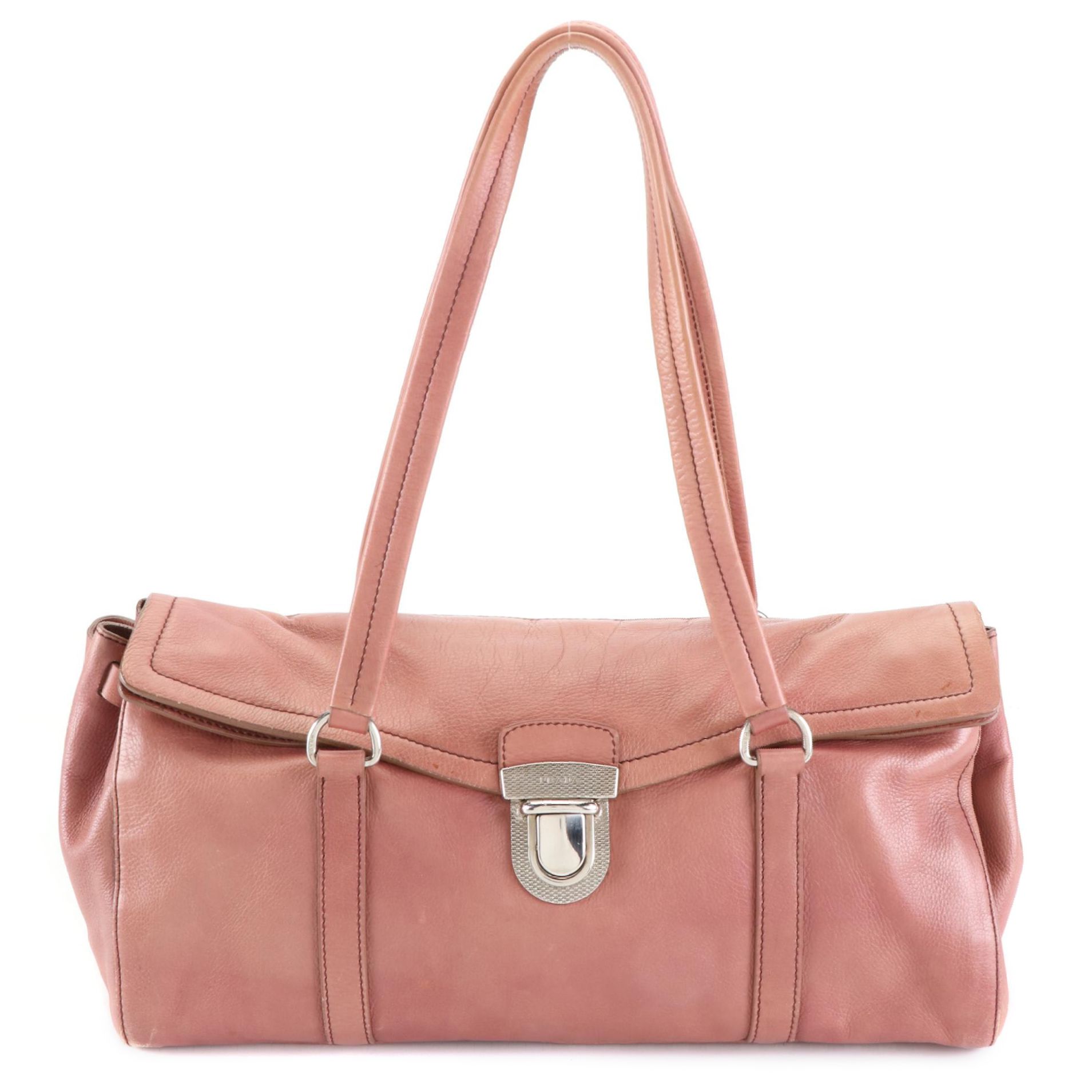 Prada Bufalo Easy Shoulder Bag in Leather