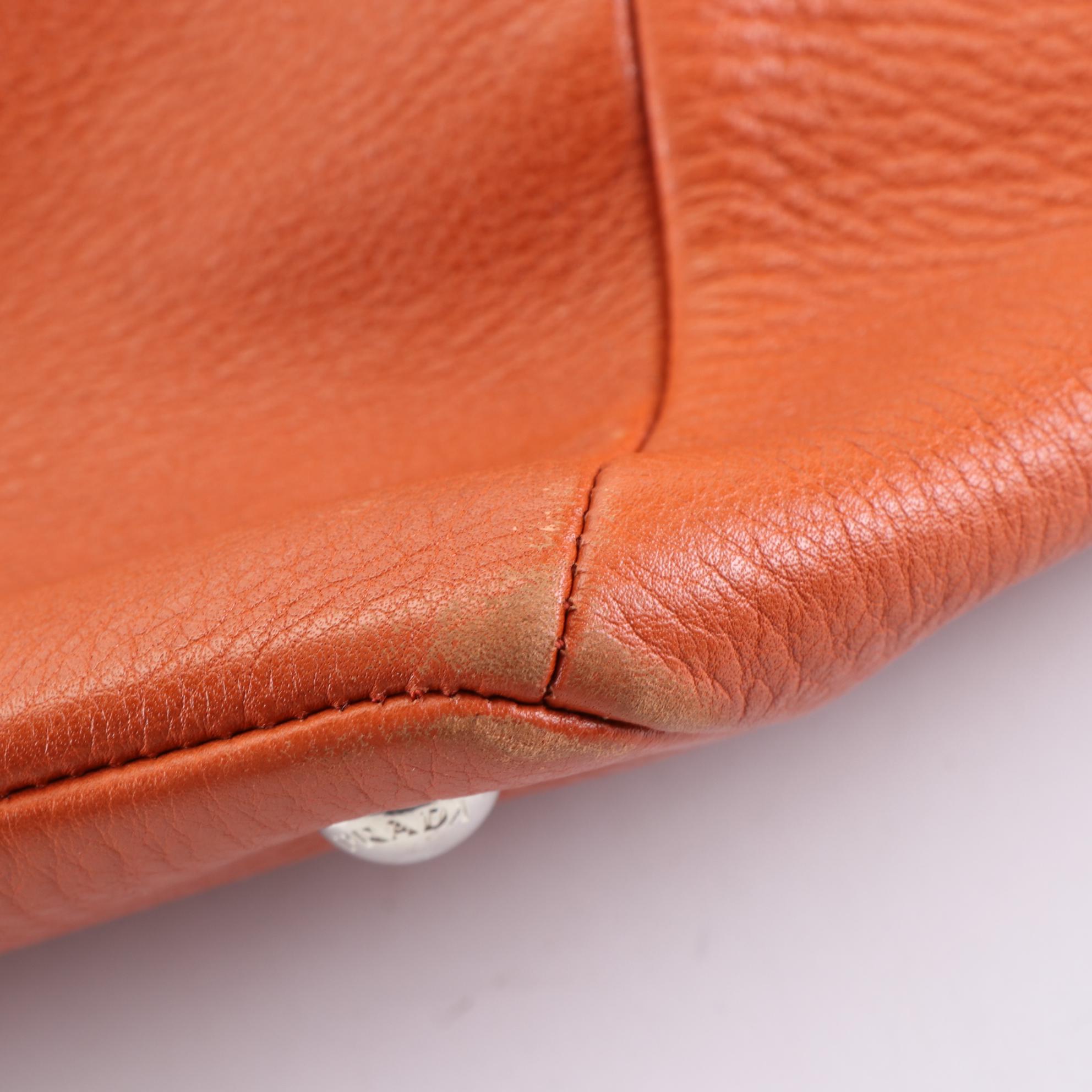 Prada Grained Leather Shoulder Bag