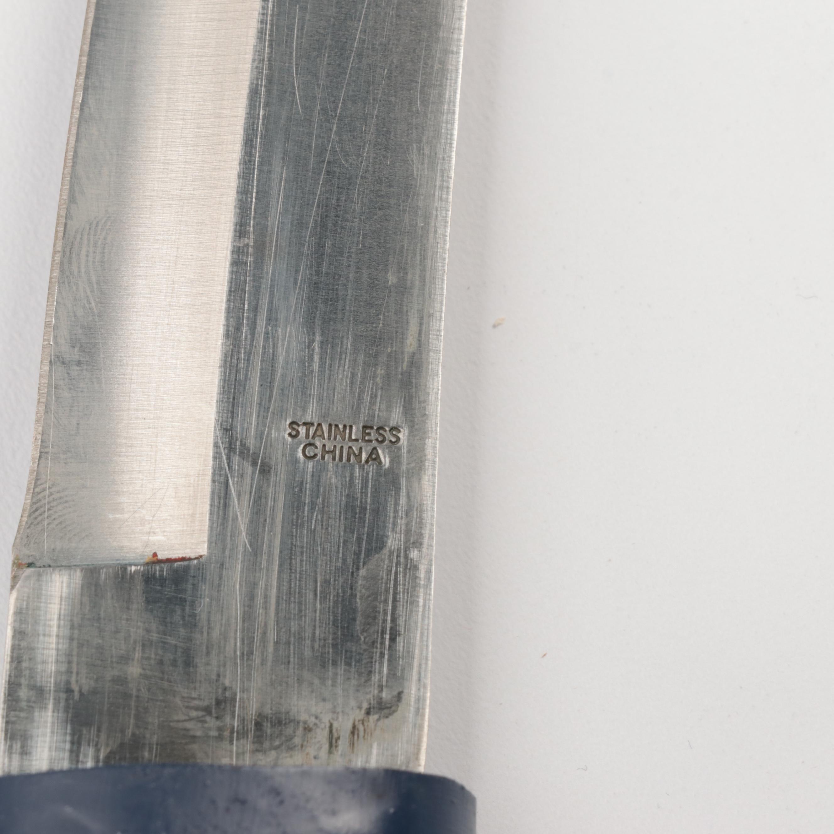 Spider-Man's Fury Tanto Knife with Hand Form Scabbard and Stand Replica