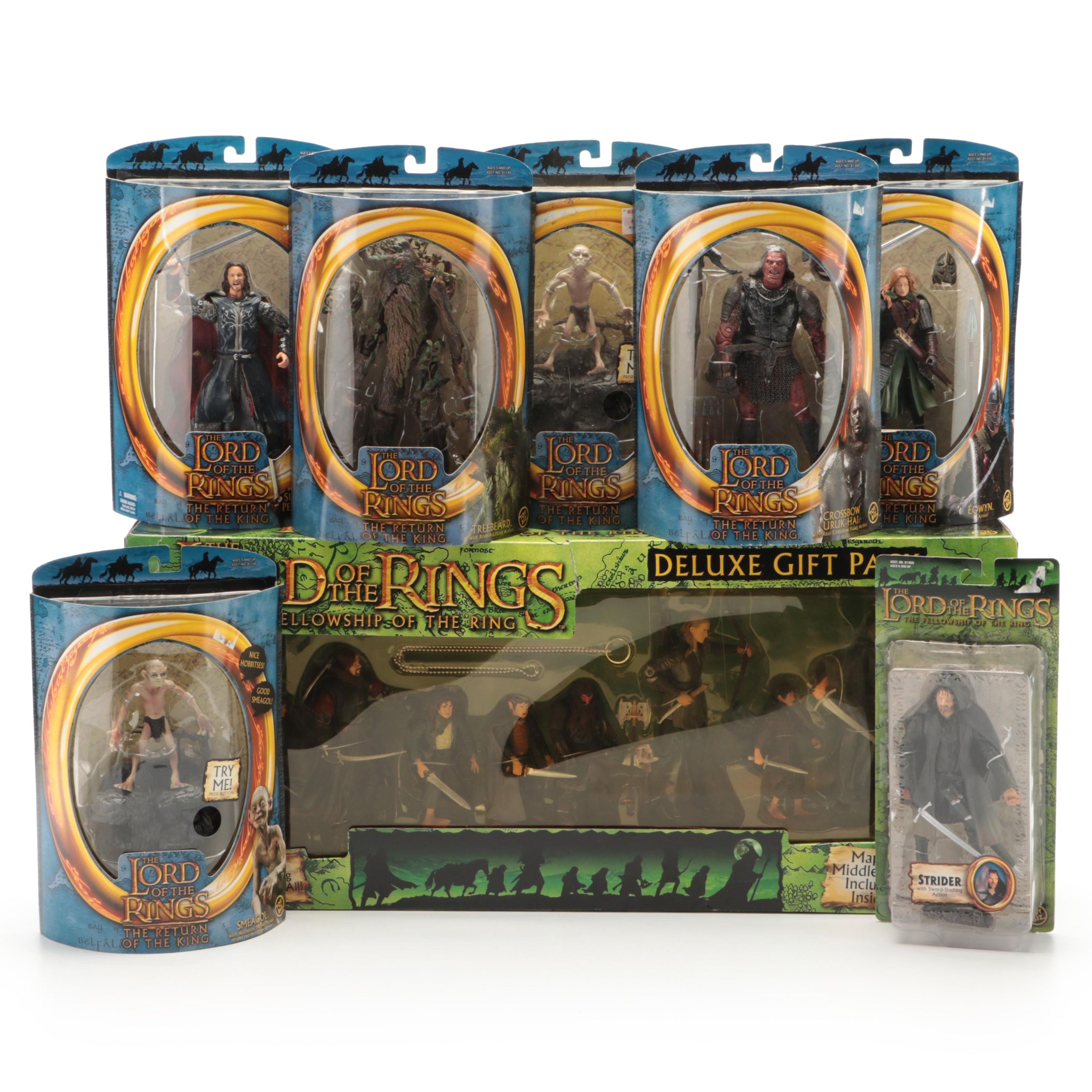 Toy Biz Lord of the Rings Figures Including The Fellowship, Aragorn and More