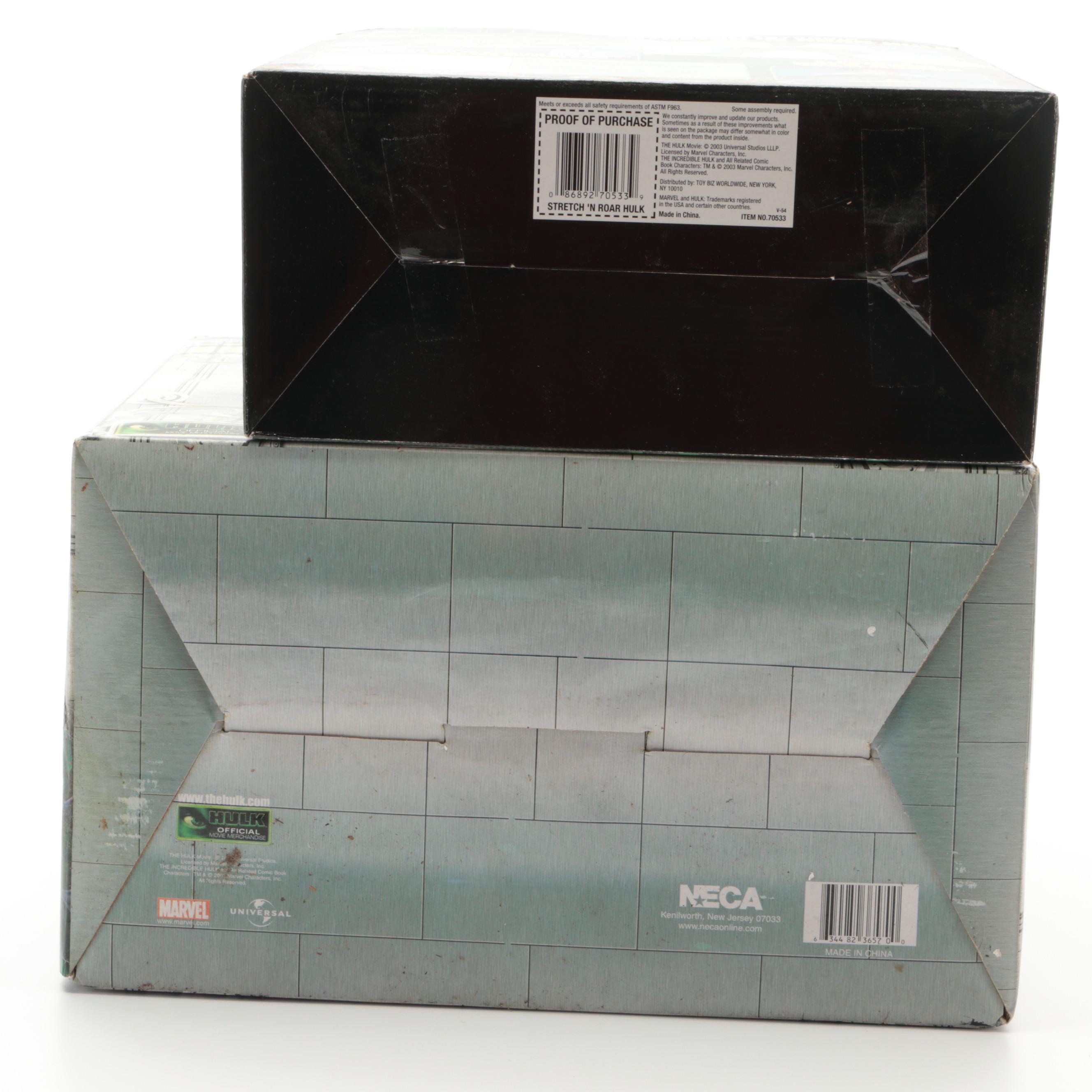 Marvel Toy Biz Incredible Hulk Action Figures, Walkie Talkies, Cookie Jar, More