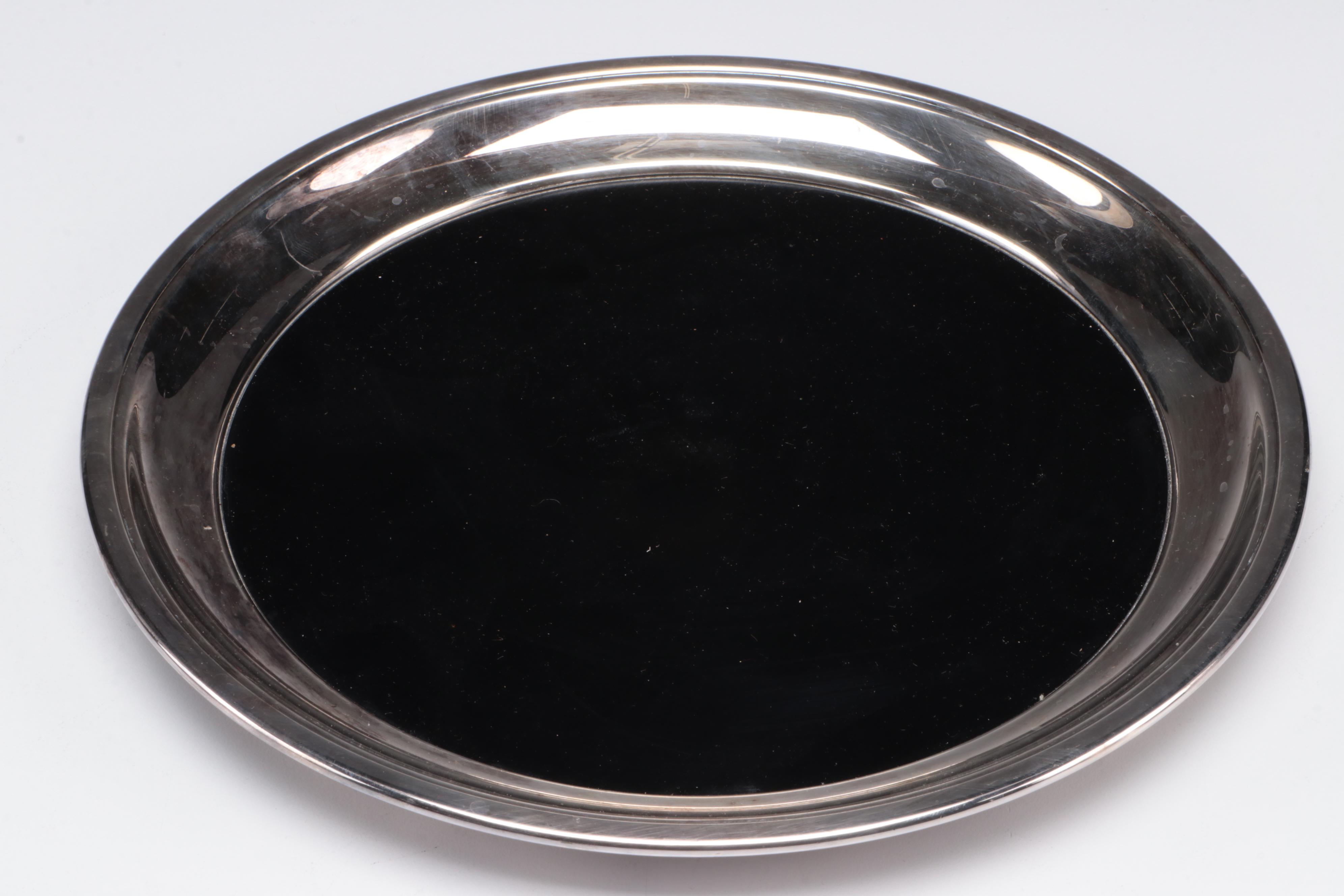 Ebeling & Reuss Cut to Clear Crystal Decanter and Cordial Glasses with Tray