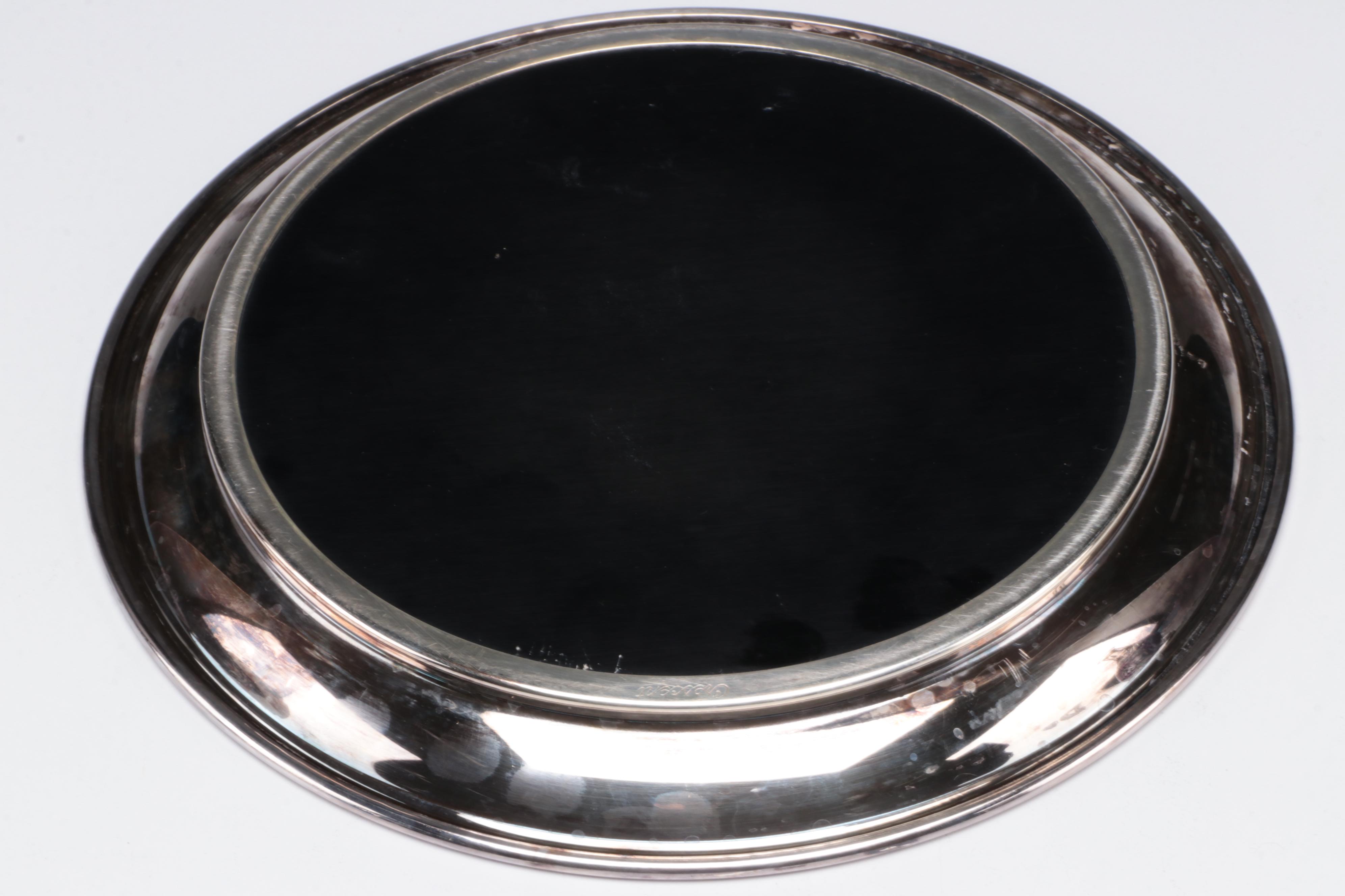 Ebeling & Reuss Cut to Clear Crystal Decanter and Cordial Glasses with Tray