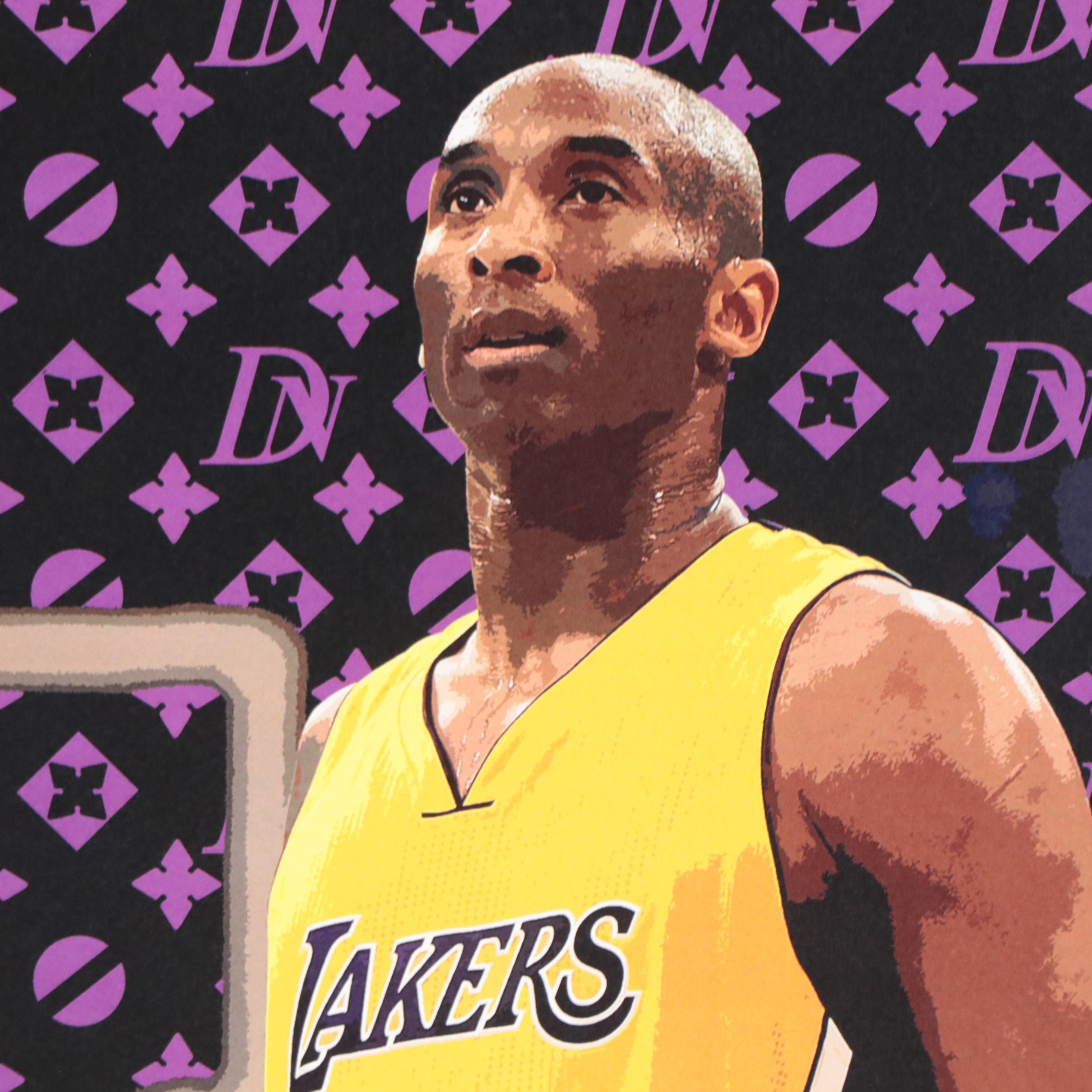 Death NYC Pop Art Graphic Print of Louis Vuitton and Kobe Bryant, 2020