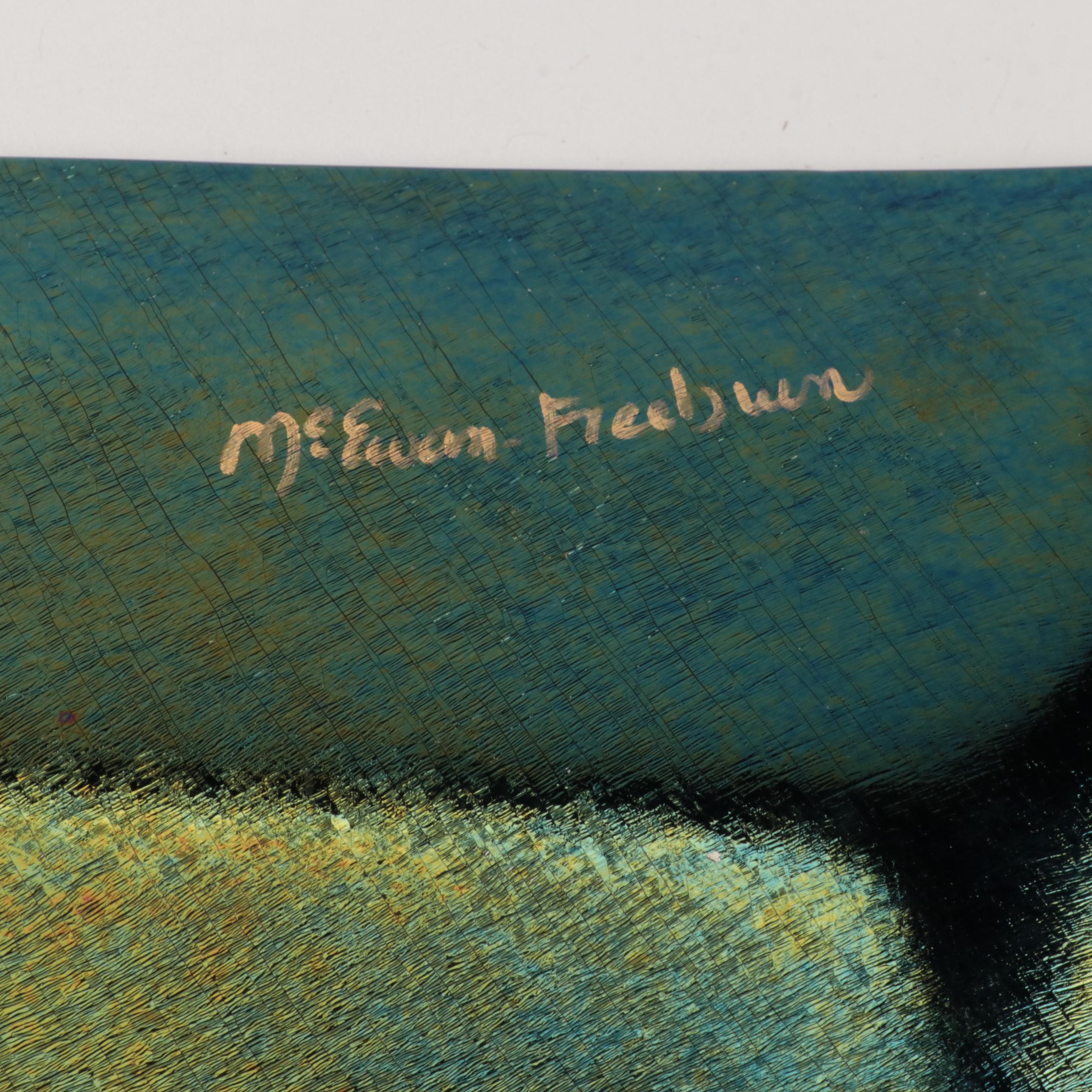 Christine McEwan-Freeburn Slumped and Fused Glass Tray