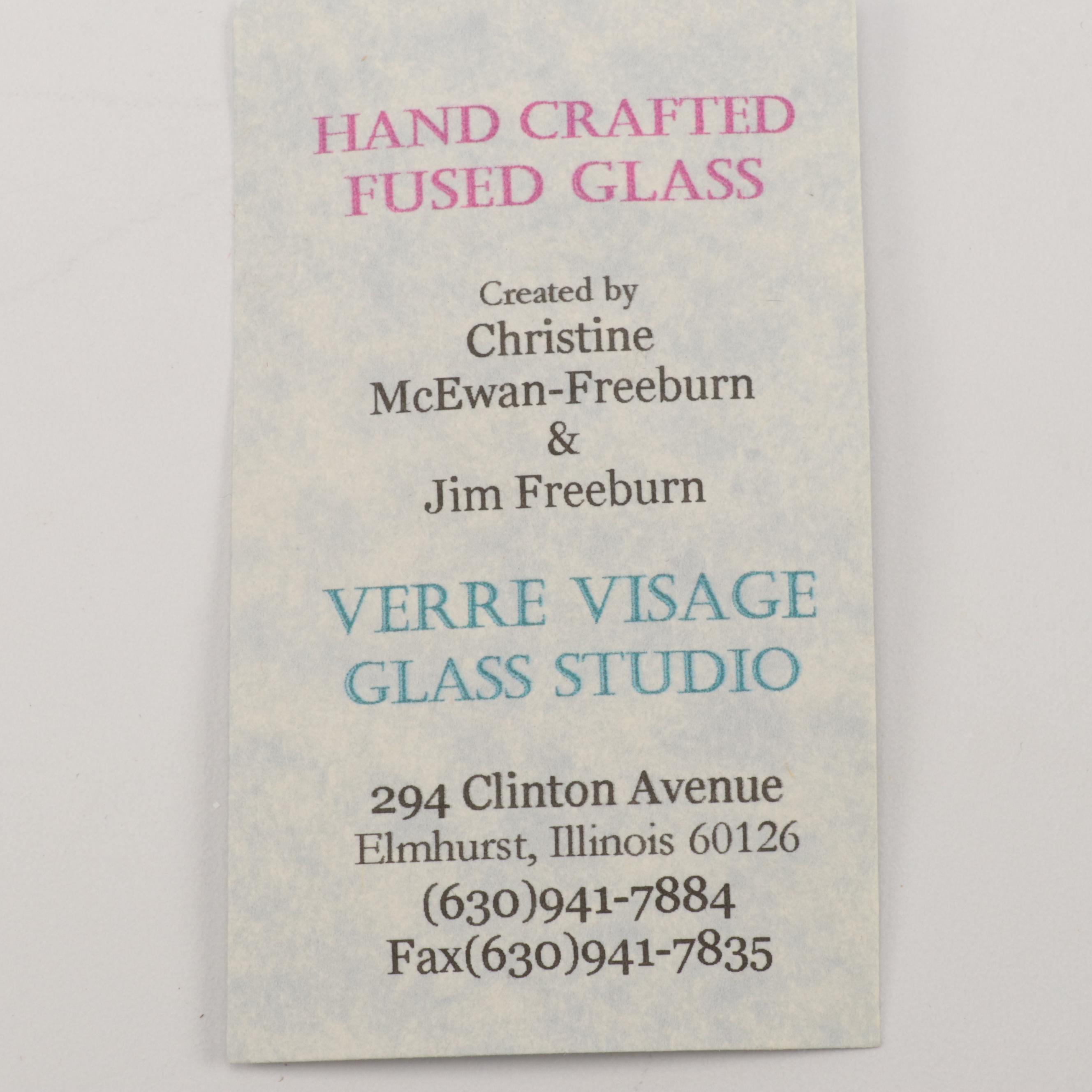 Christine McEwan-Freeburn Slumped and Fused Glass Tray