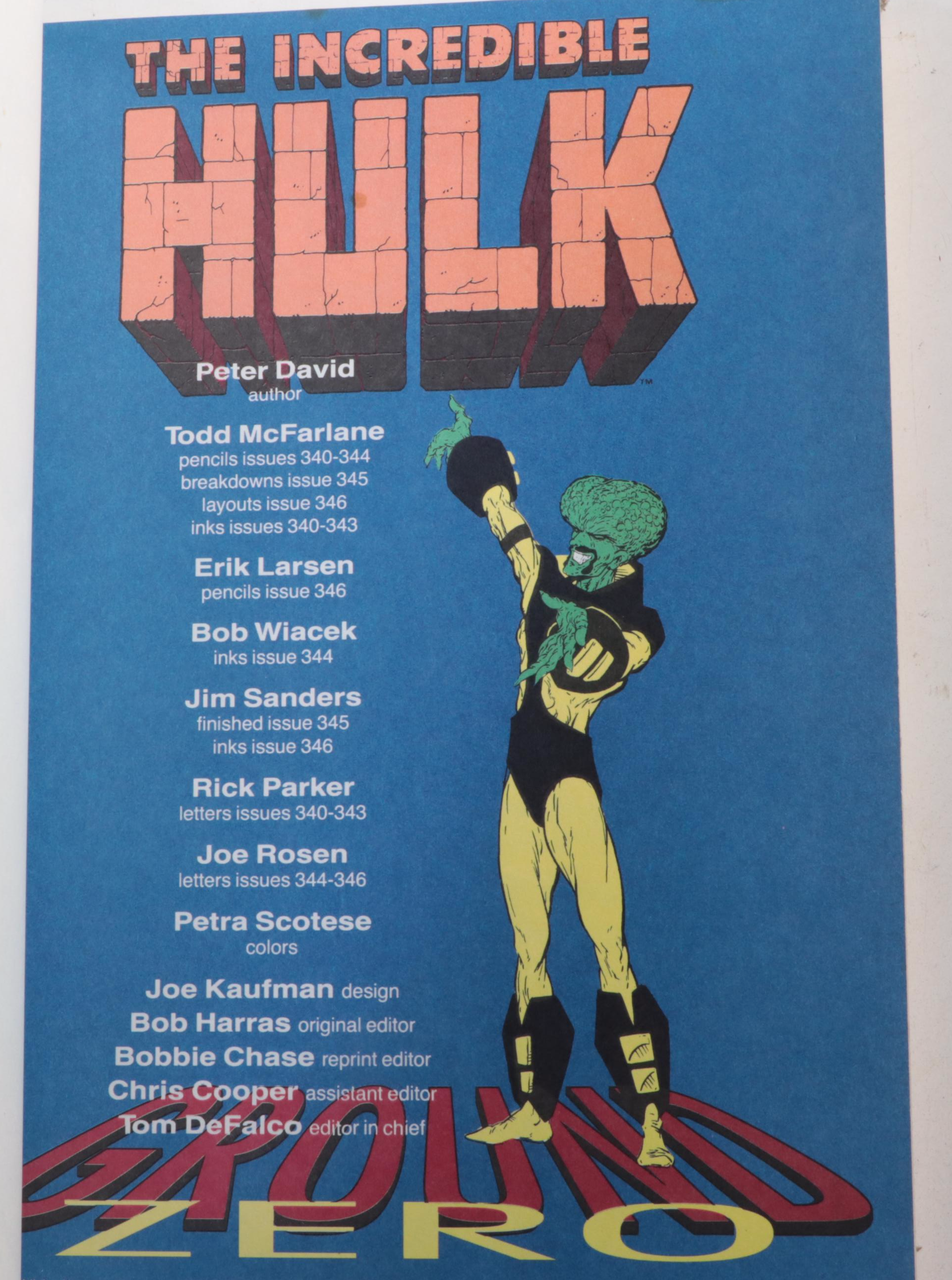 Signed "The Incredible Hulk and the Thing" by Jim Starlin and More Hulk Comics