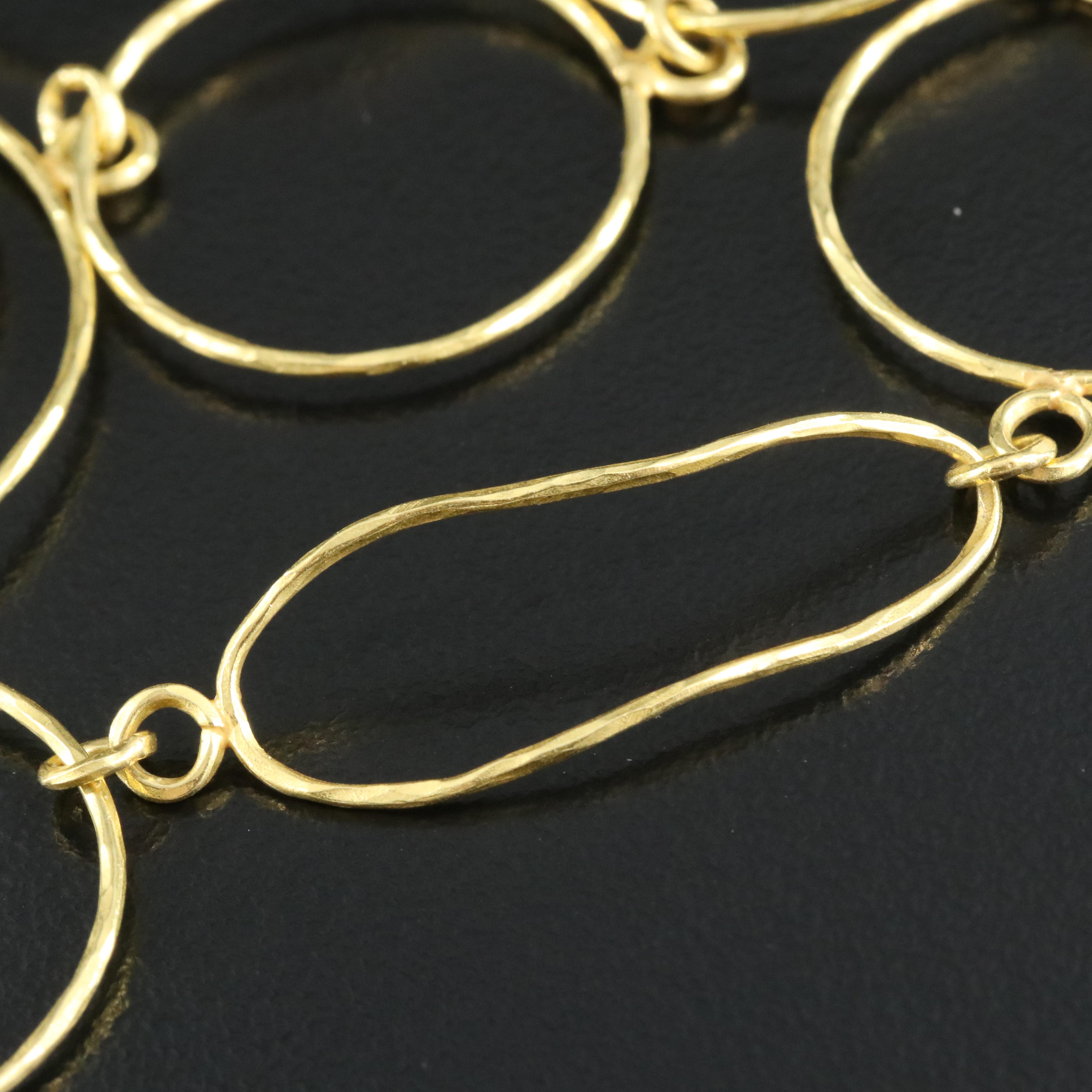 18K Circle Link Necklace