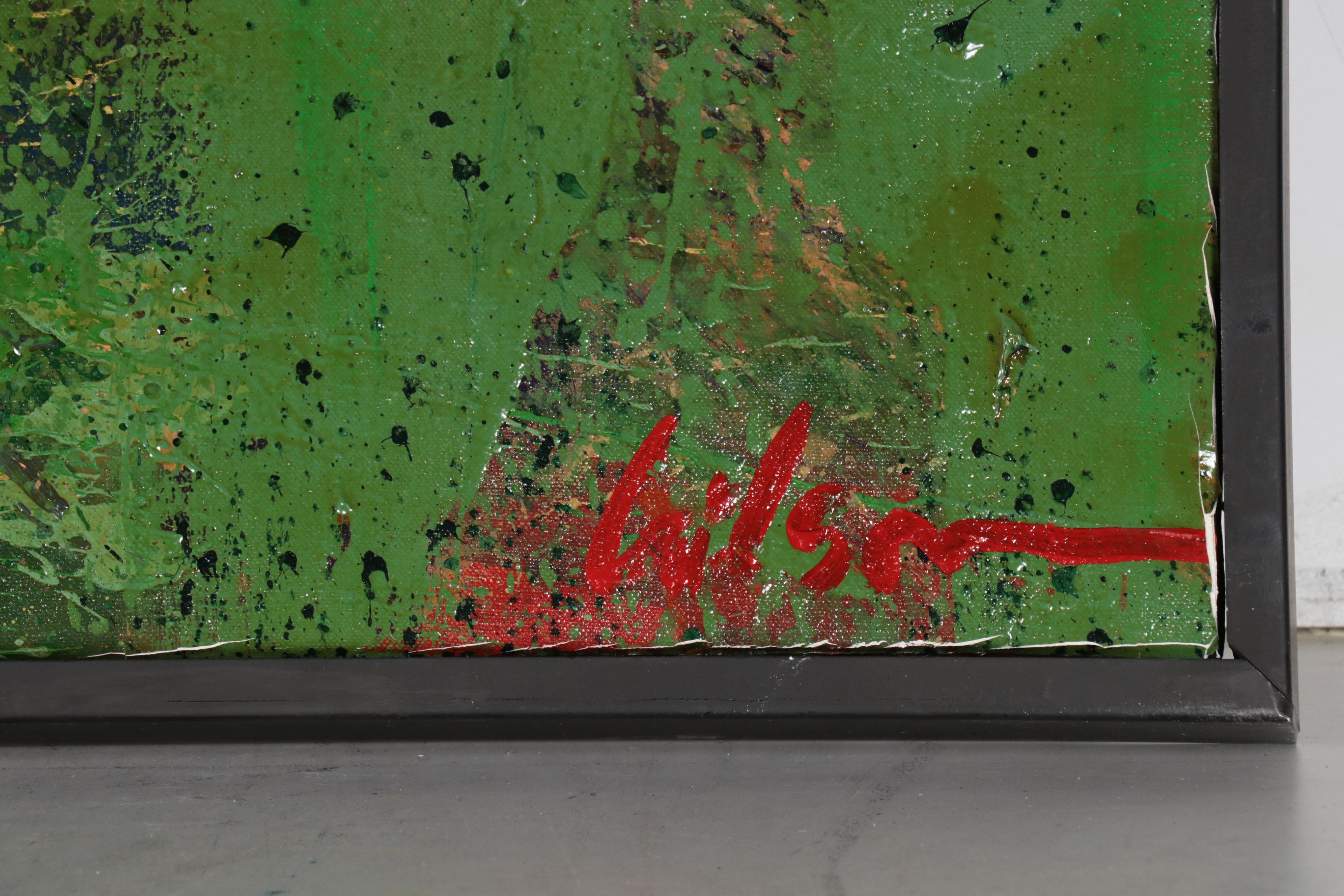 Harry Hilson Acrylic Painting "Grove," Circa 1980