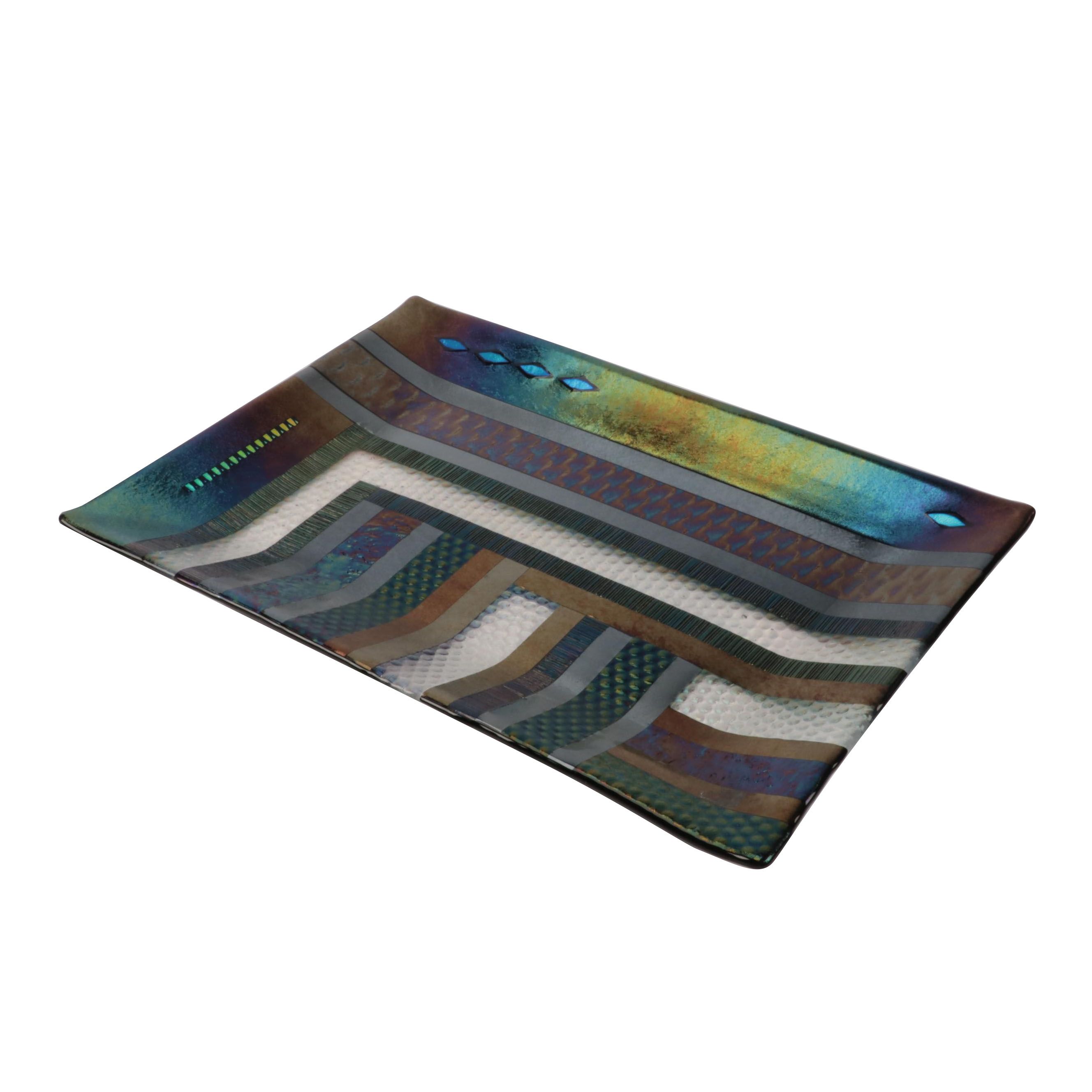 Christine McEwan-Freeburn Slumped and Fused Glass Tray