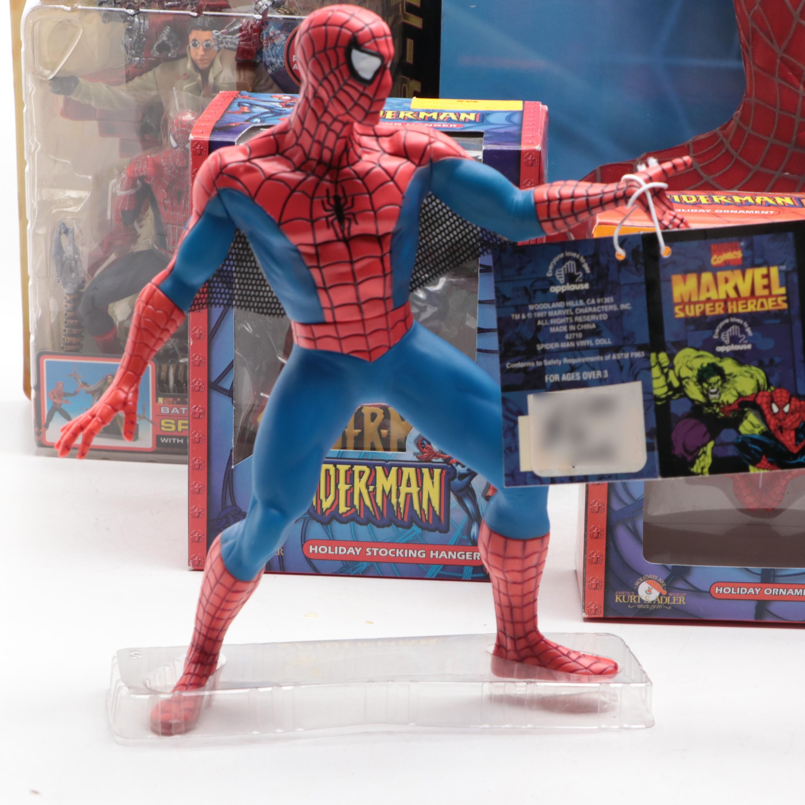 Marvel Spider-Man Action Figures with Cookie Jar, Walkie Talkies and More Toys