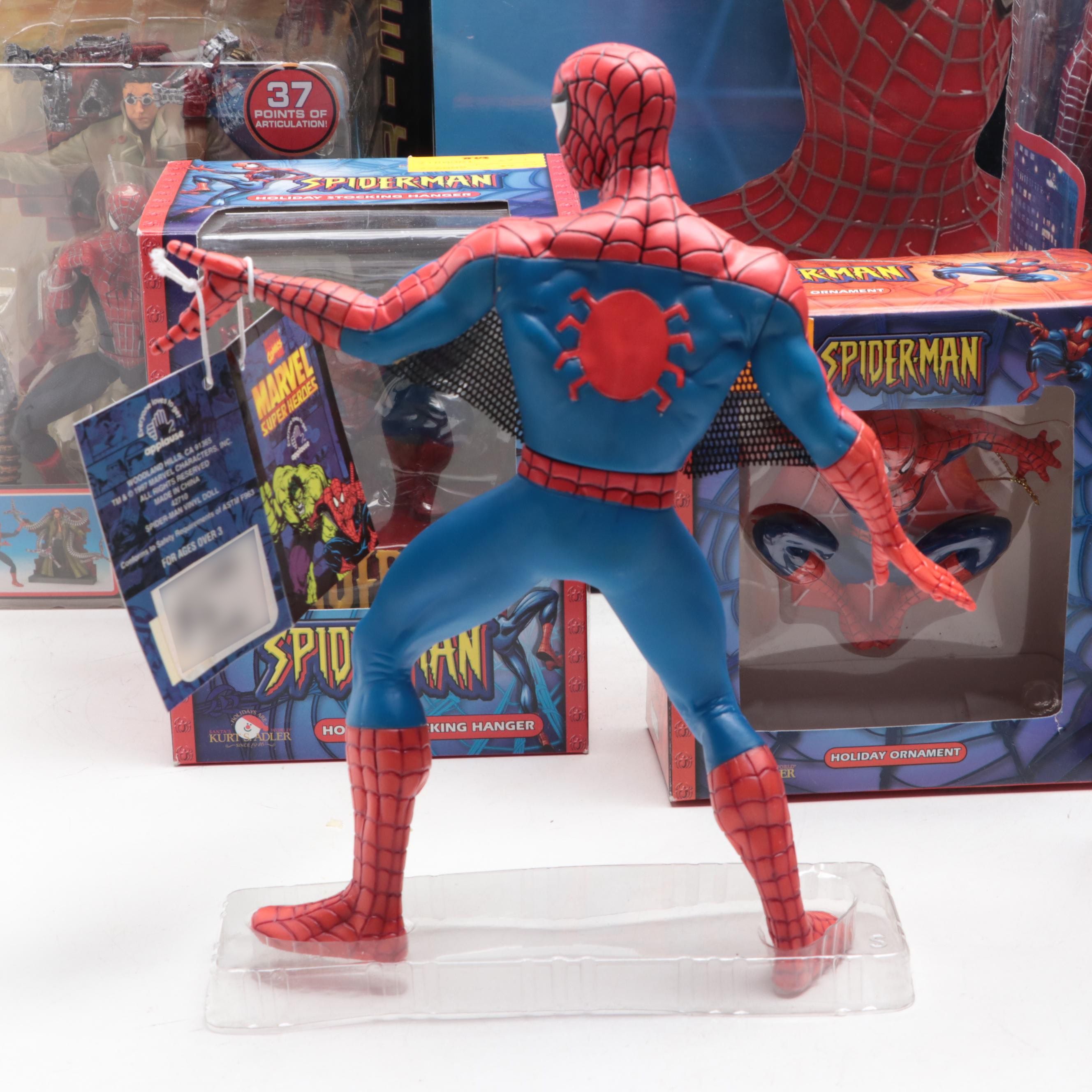 Marvel Spider-Man Action Figures with Cookie Jar, Walkie Talkies and More Toys