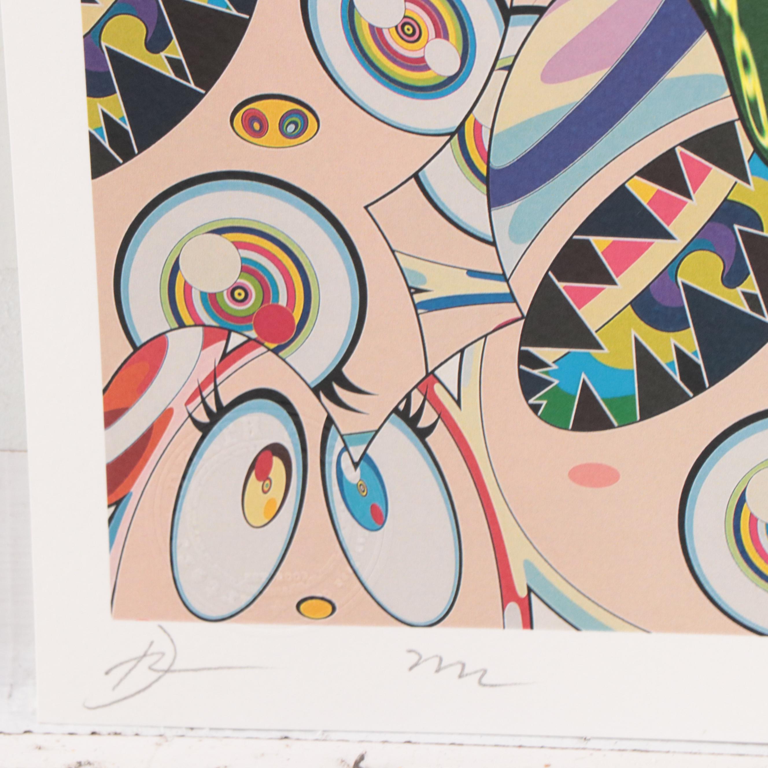 Death NYC Pop Art Graphic Print of Mickey Mouse x Takashi Murakami, 2022