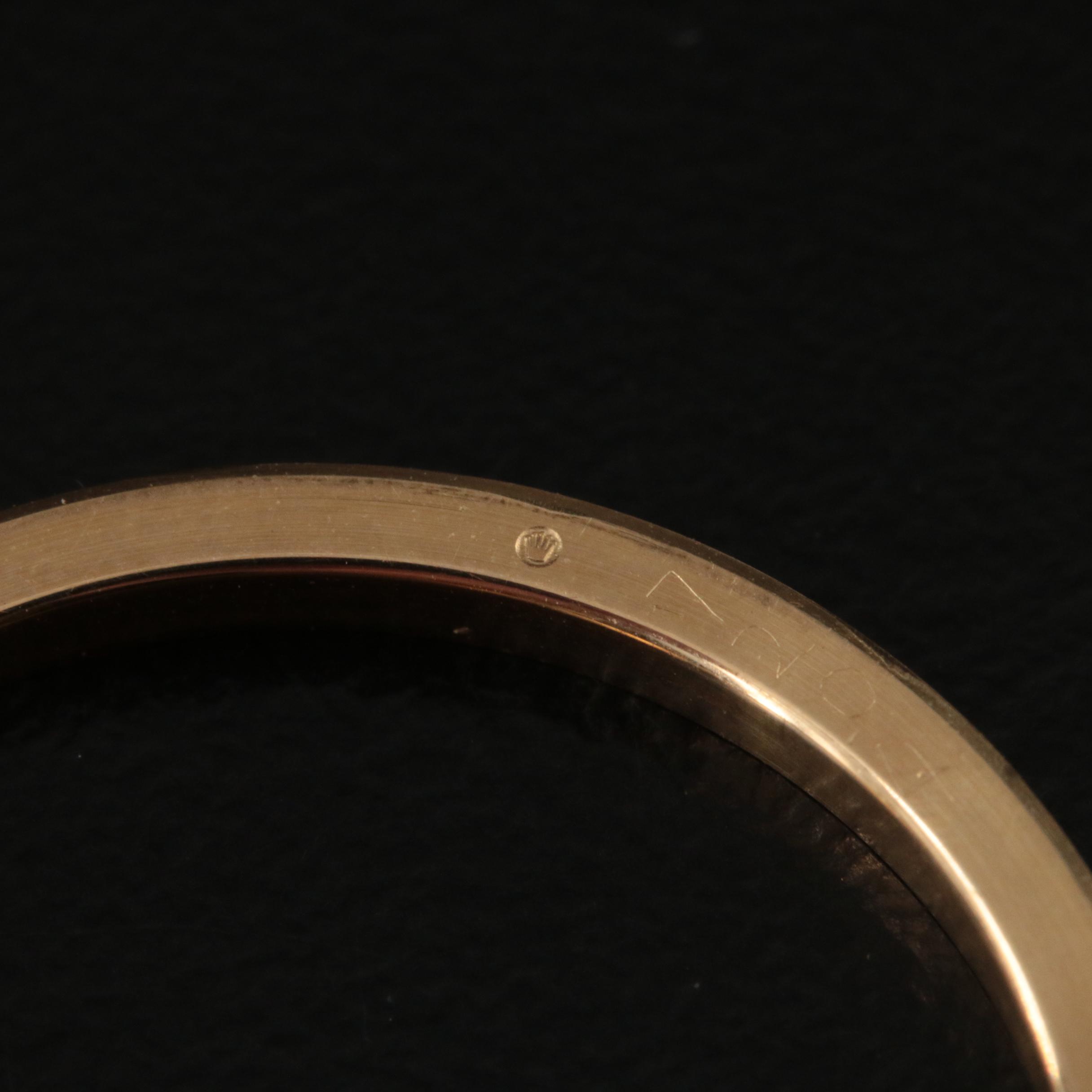 18K Rolex Fluted Bezel