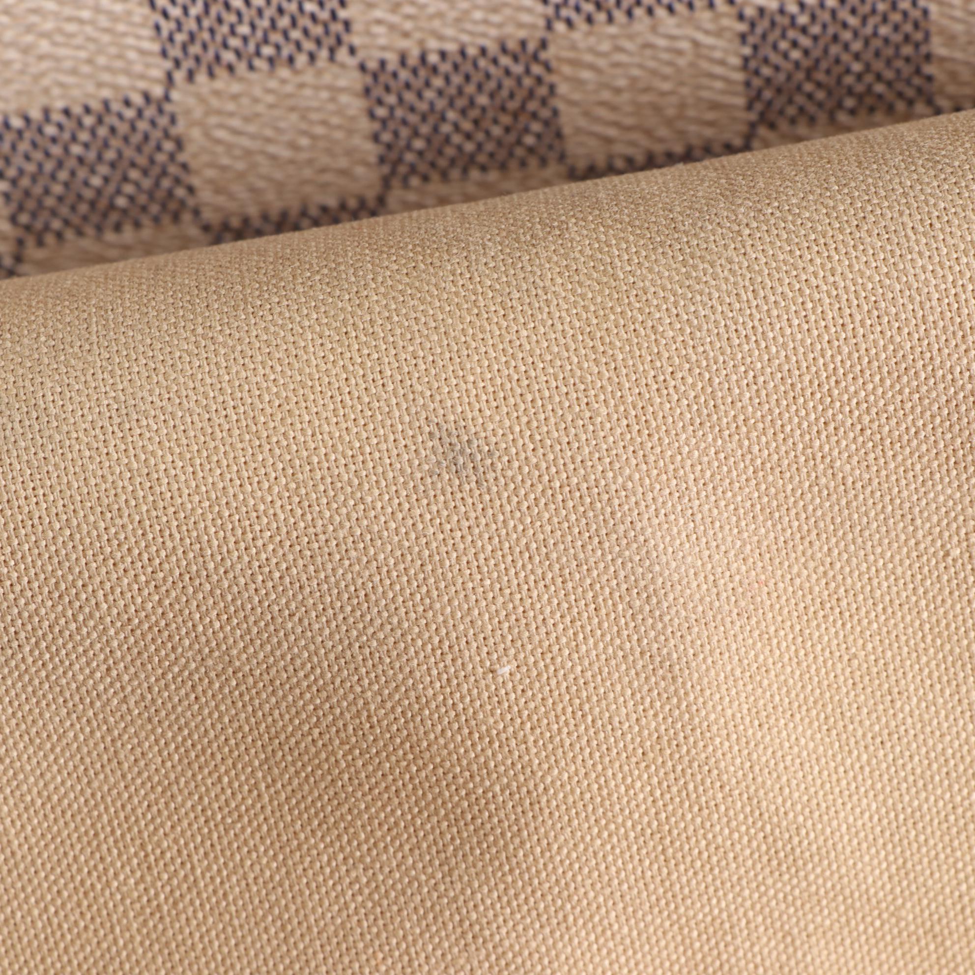 Louis Vuitton Naviglio Shoulder Bag in Damier Azur Canvas and Vachetta Leather