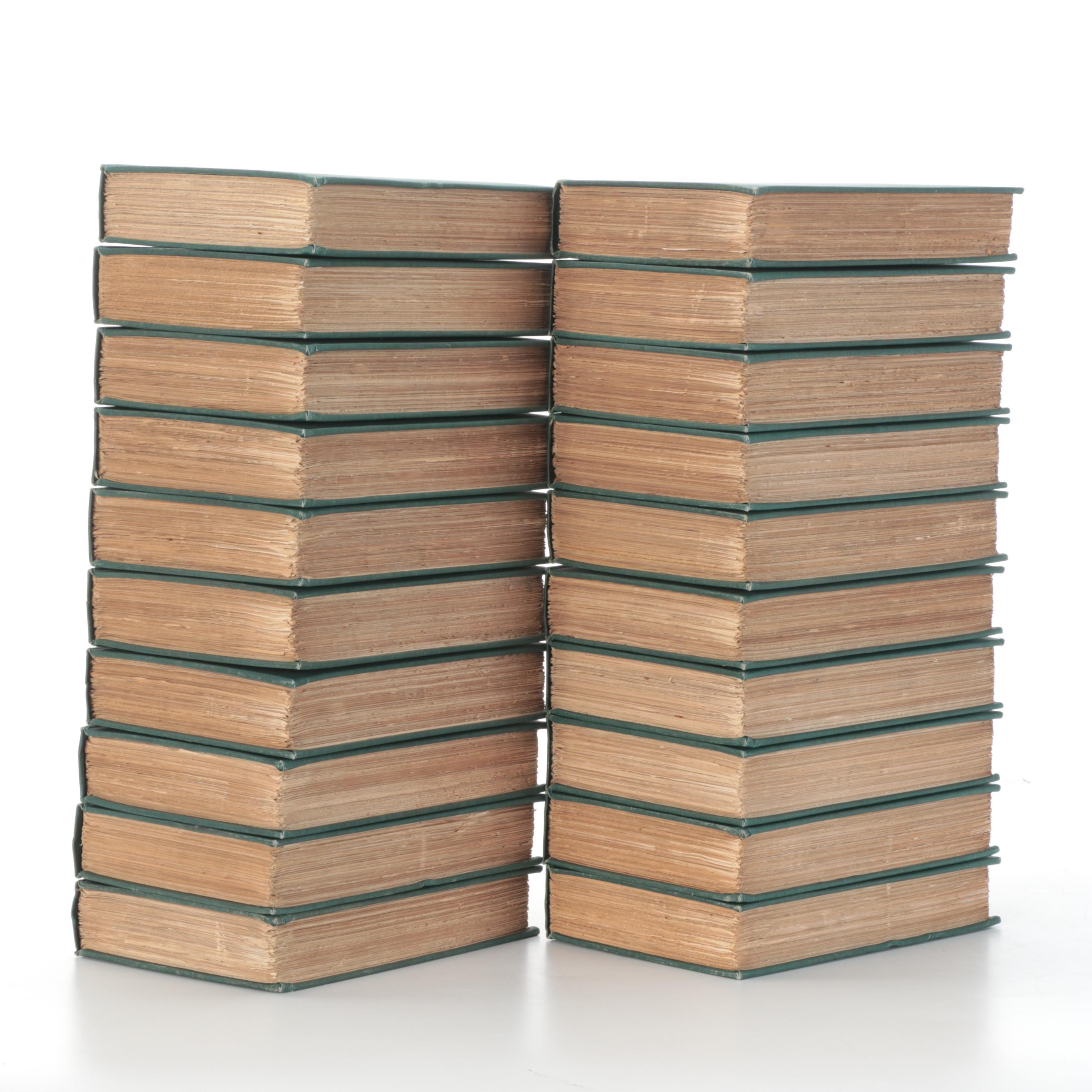 "The International Library of Famous Literature" Twenty-Volume Set, 1898