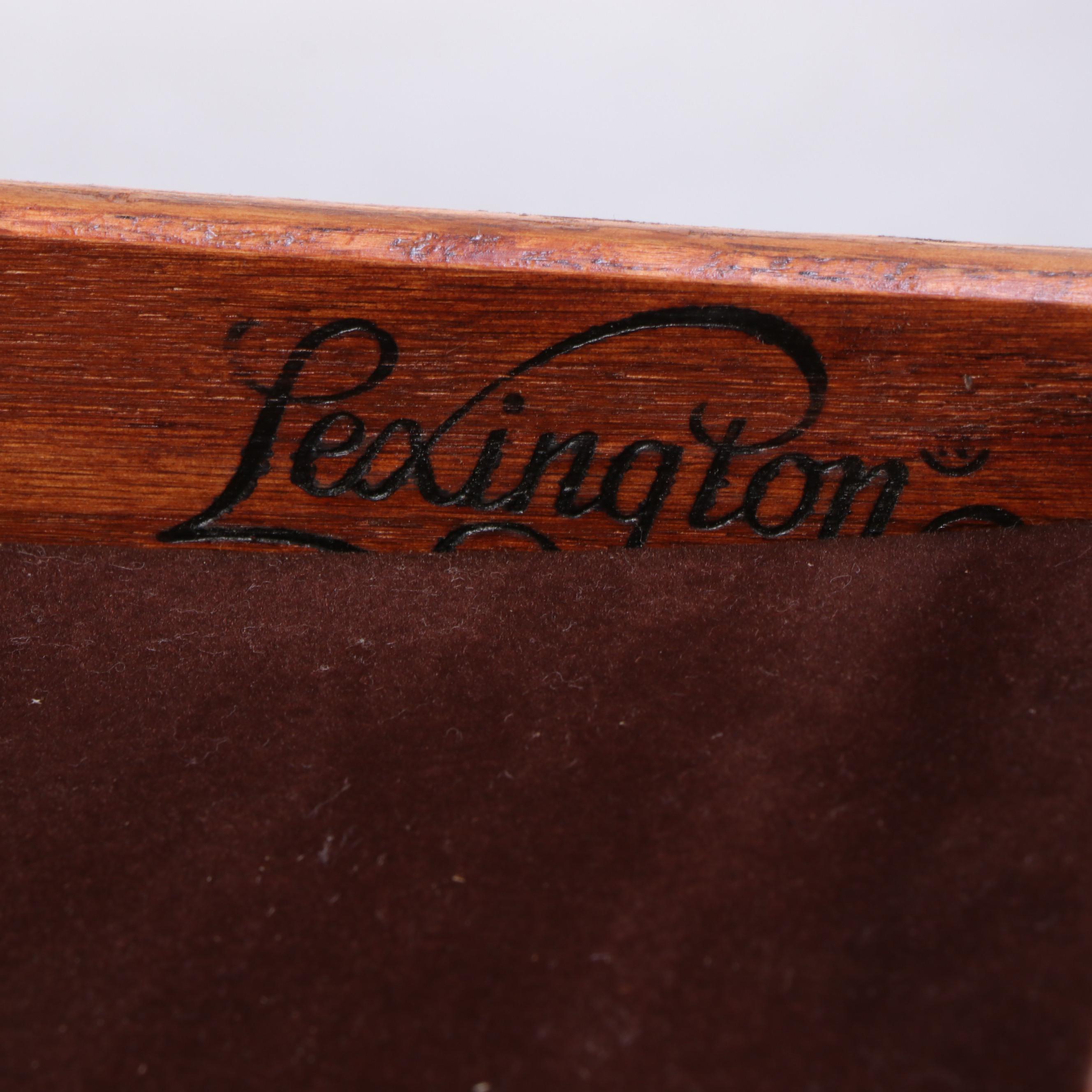 Lexington Queen Anne Style Cherry Dining Table with Eight Chairs