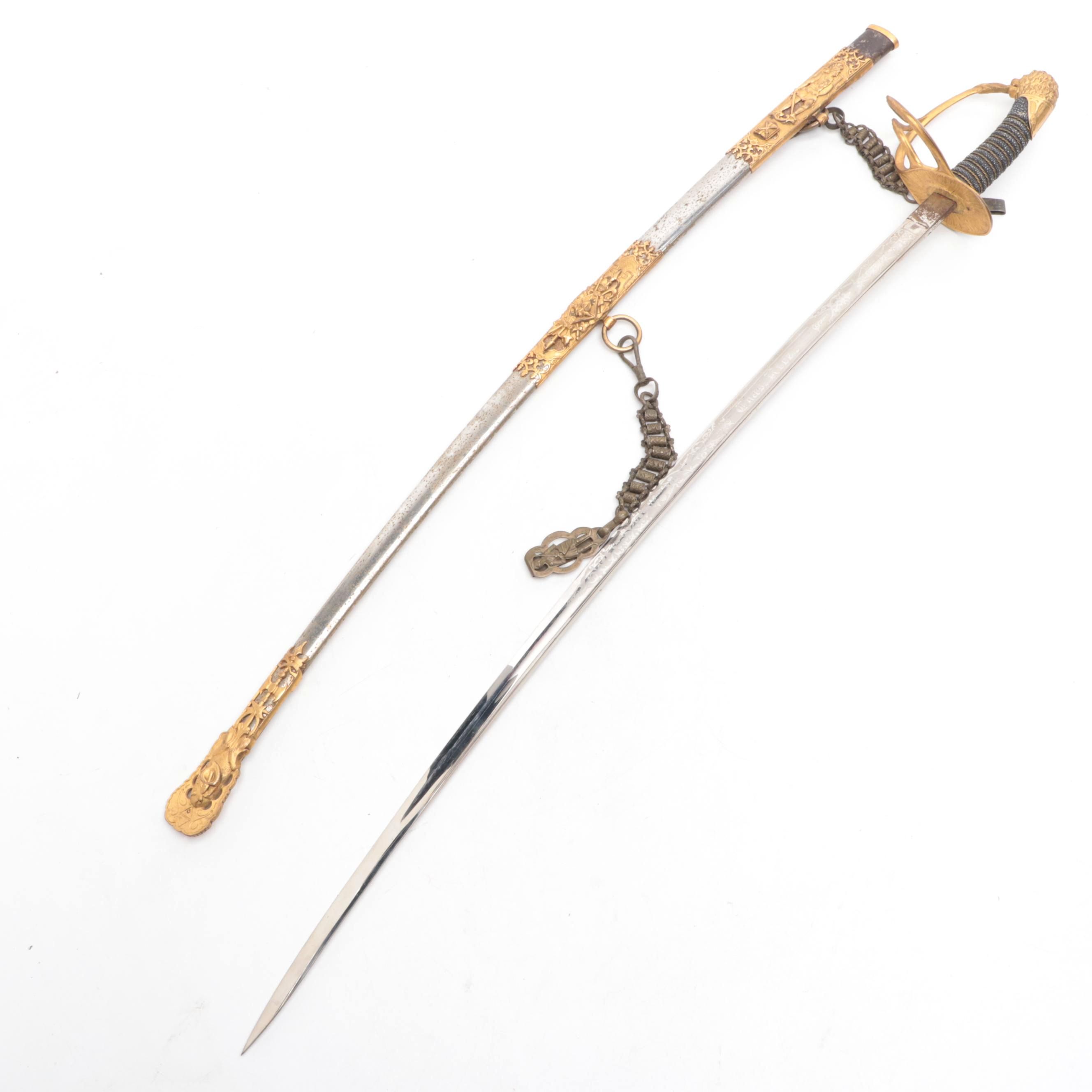Cincinnati Regalia Co. Presentation Cavalry Sabre