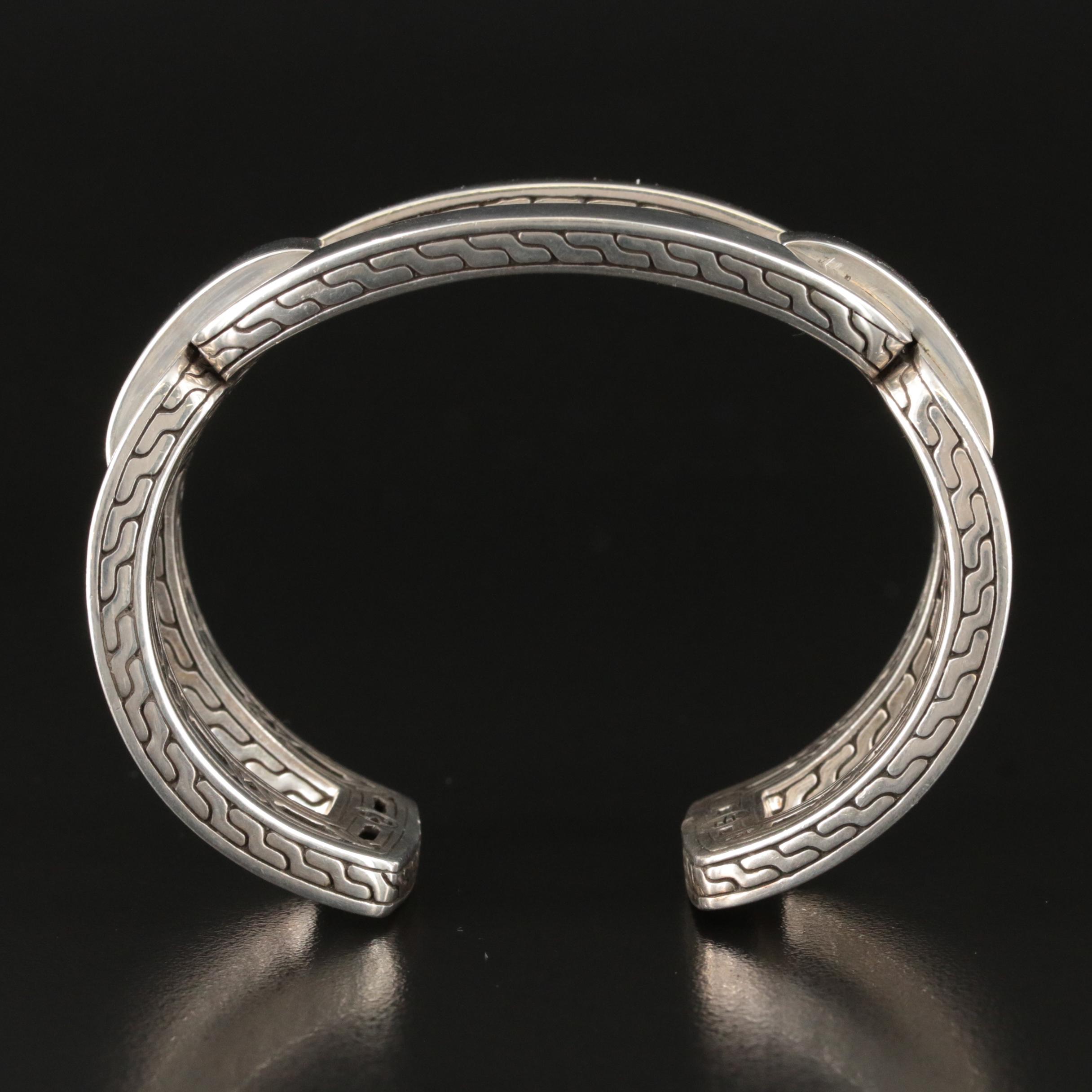 John Hardy Jumbo Chain Sterling Kick Cuff