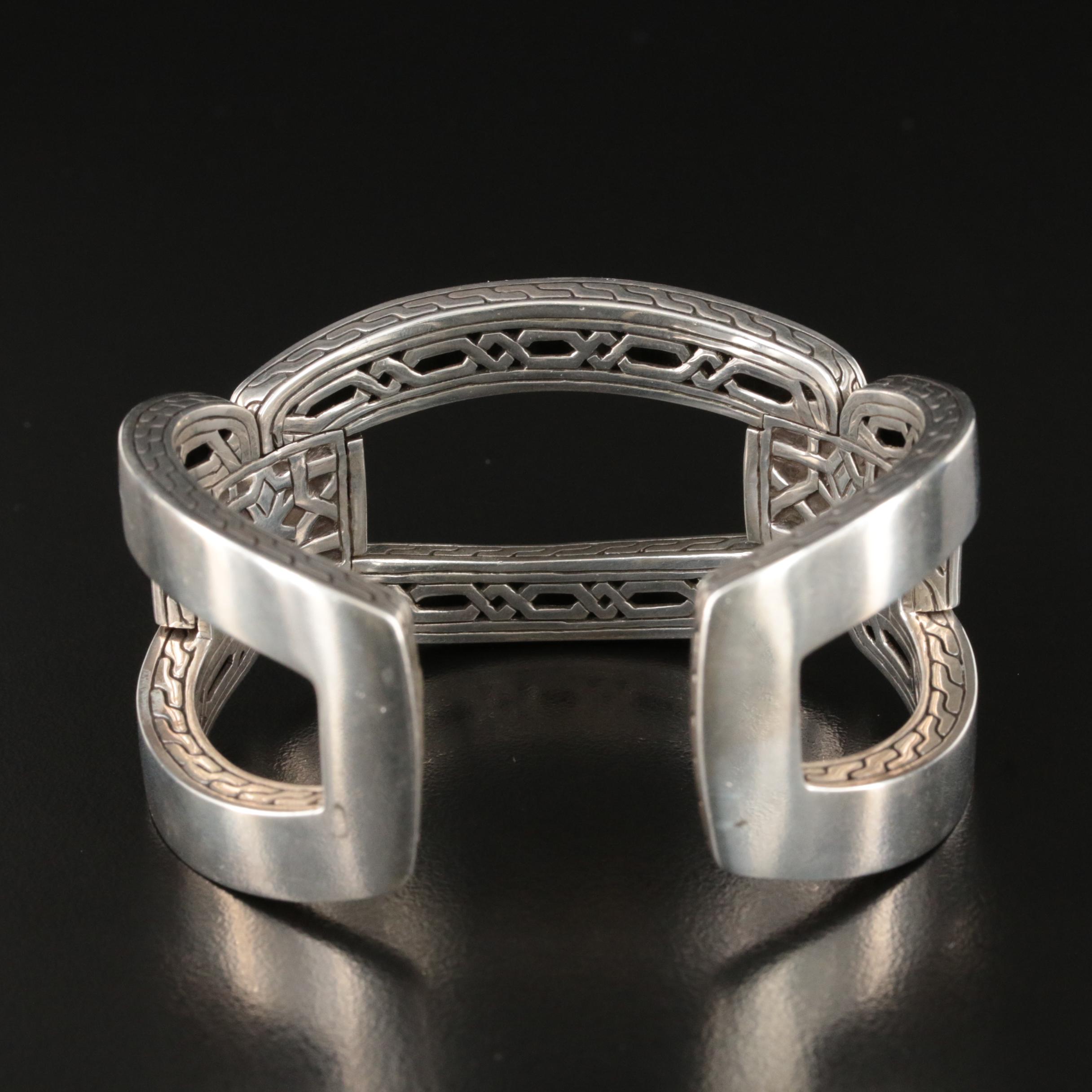 John Hardy Jumbo Chain Sterling Kick Cuff