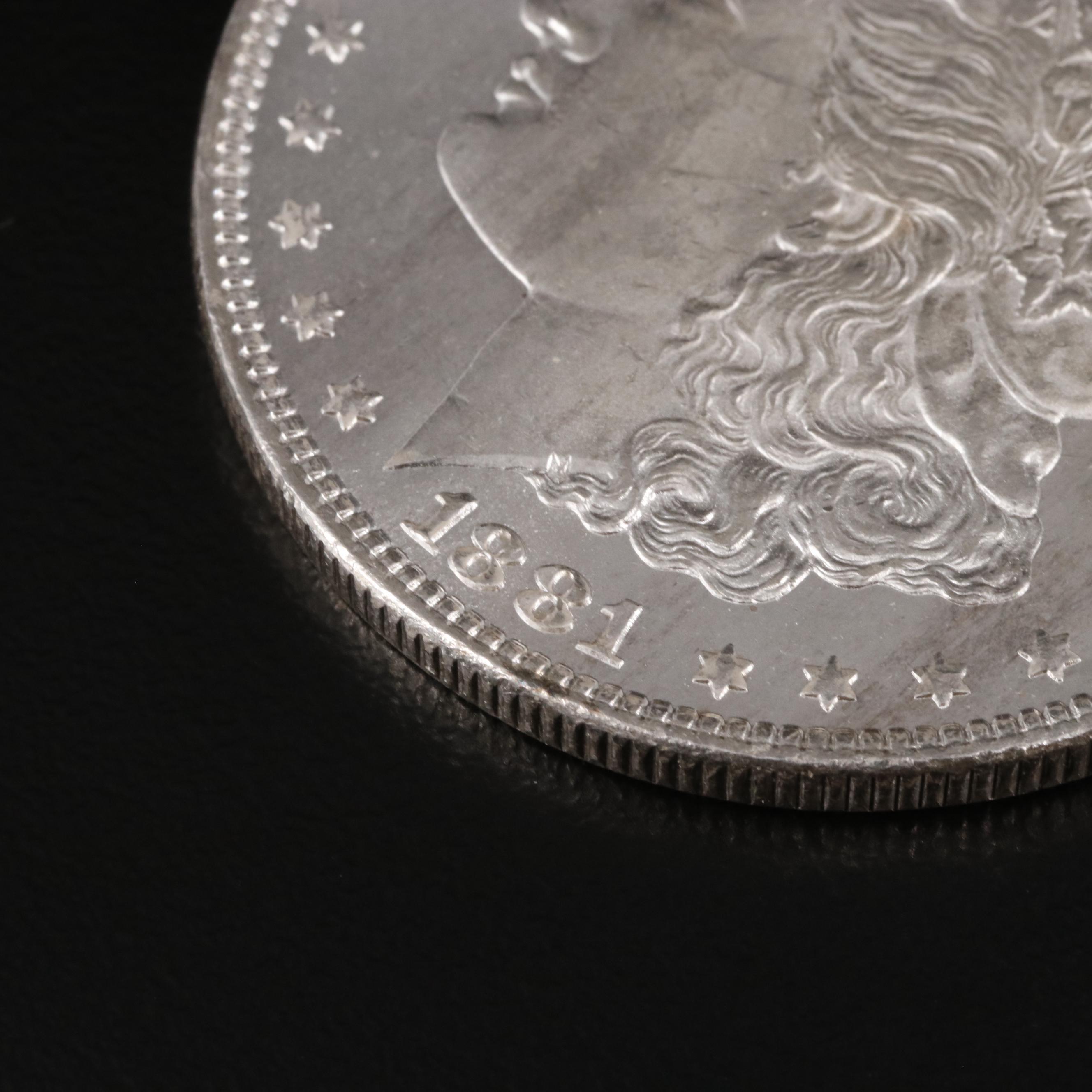 1881-O Morgan Silver Dollar