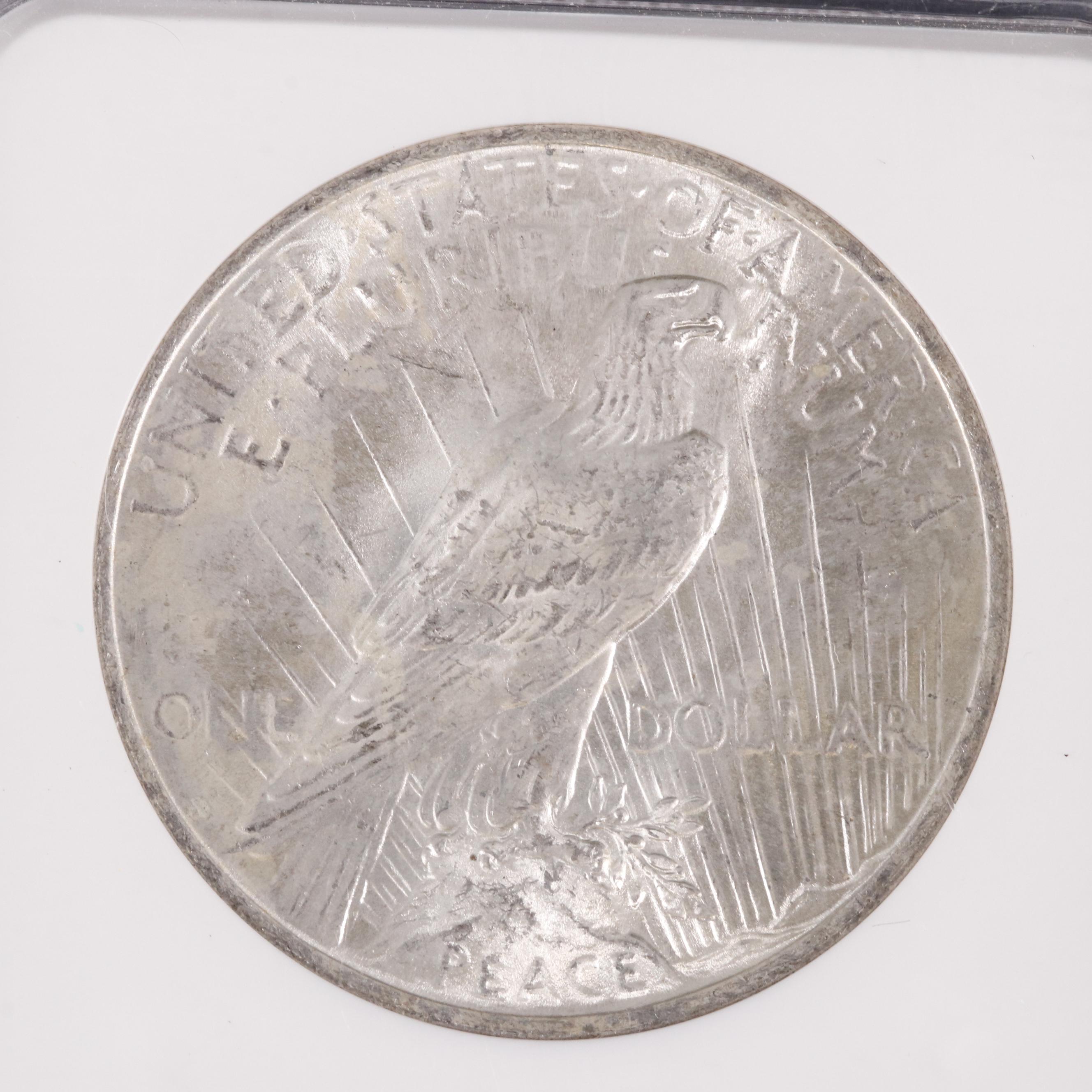 NGC MS63 1922 Peace Silver Dollar