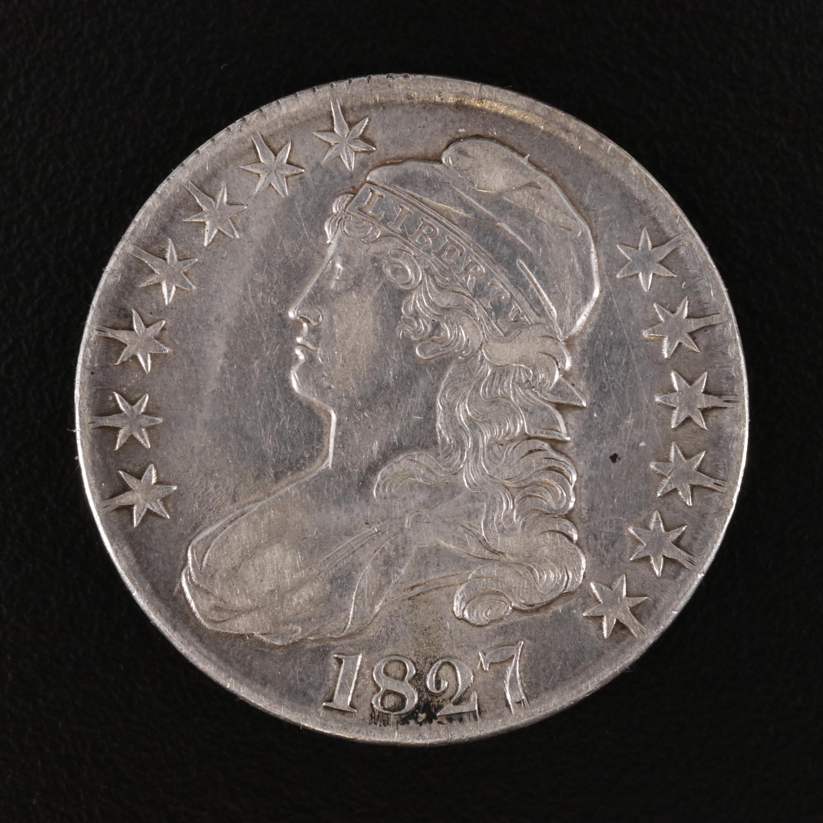 1827 Capped Bust Half Dollar