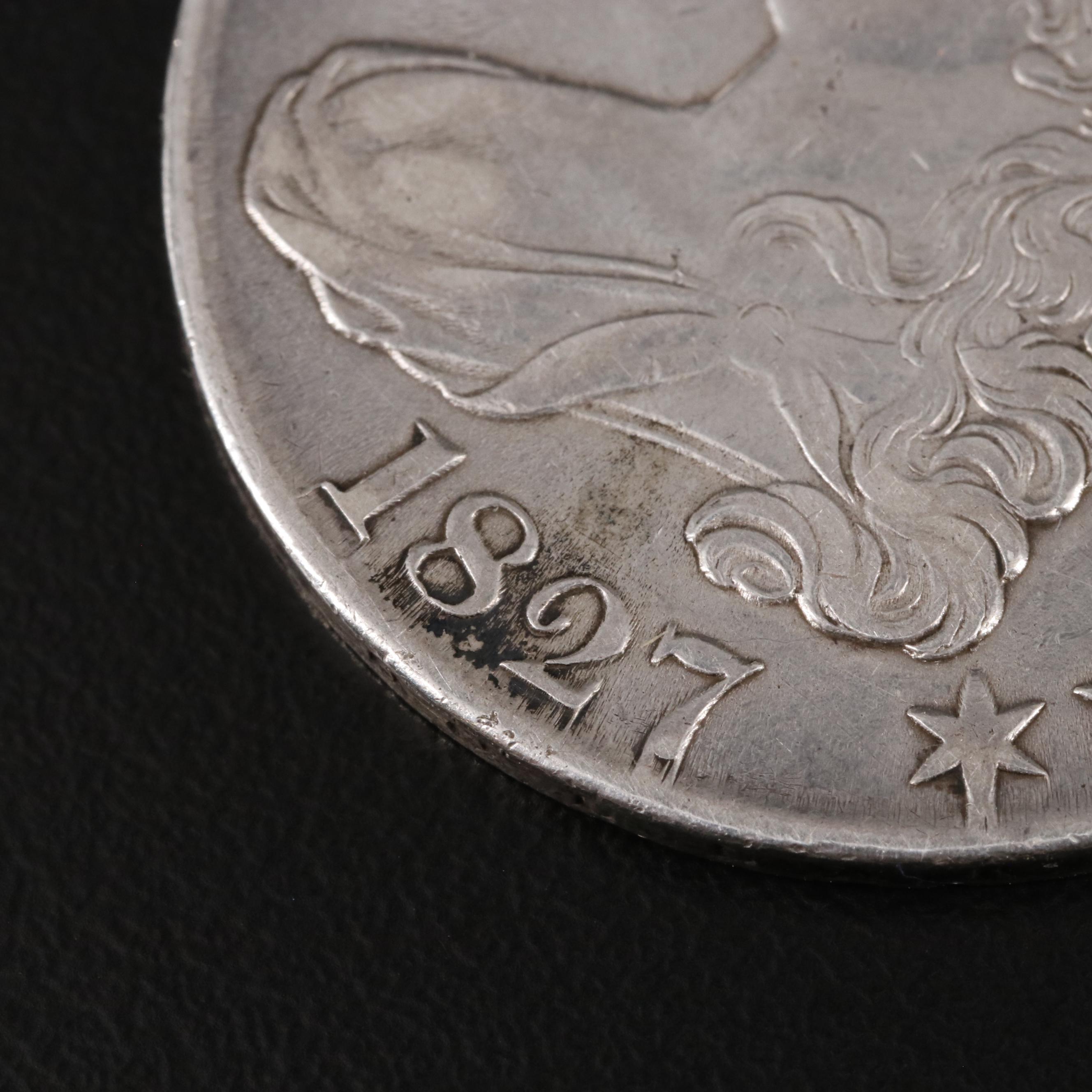 1827 Capped Bust Half Dollar