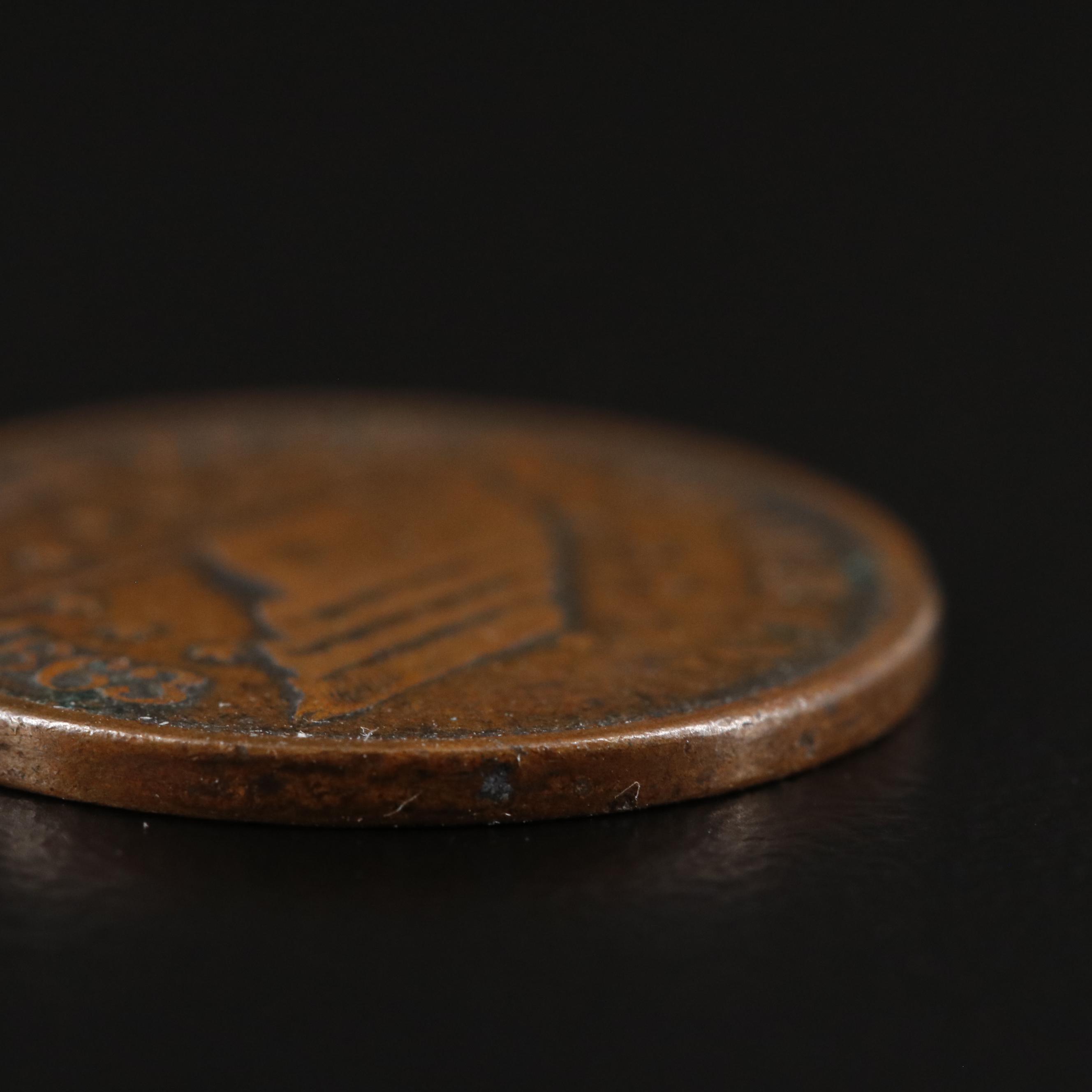 1863 Civil War "The Flag Of Our Union" Token