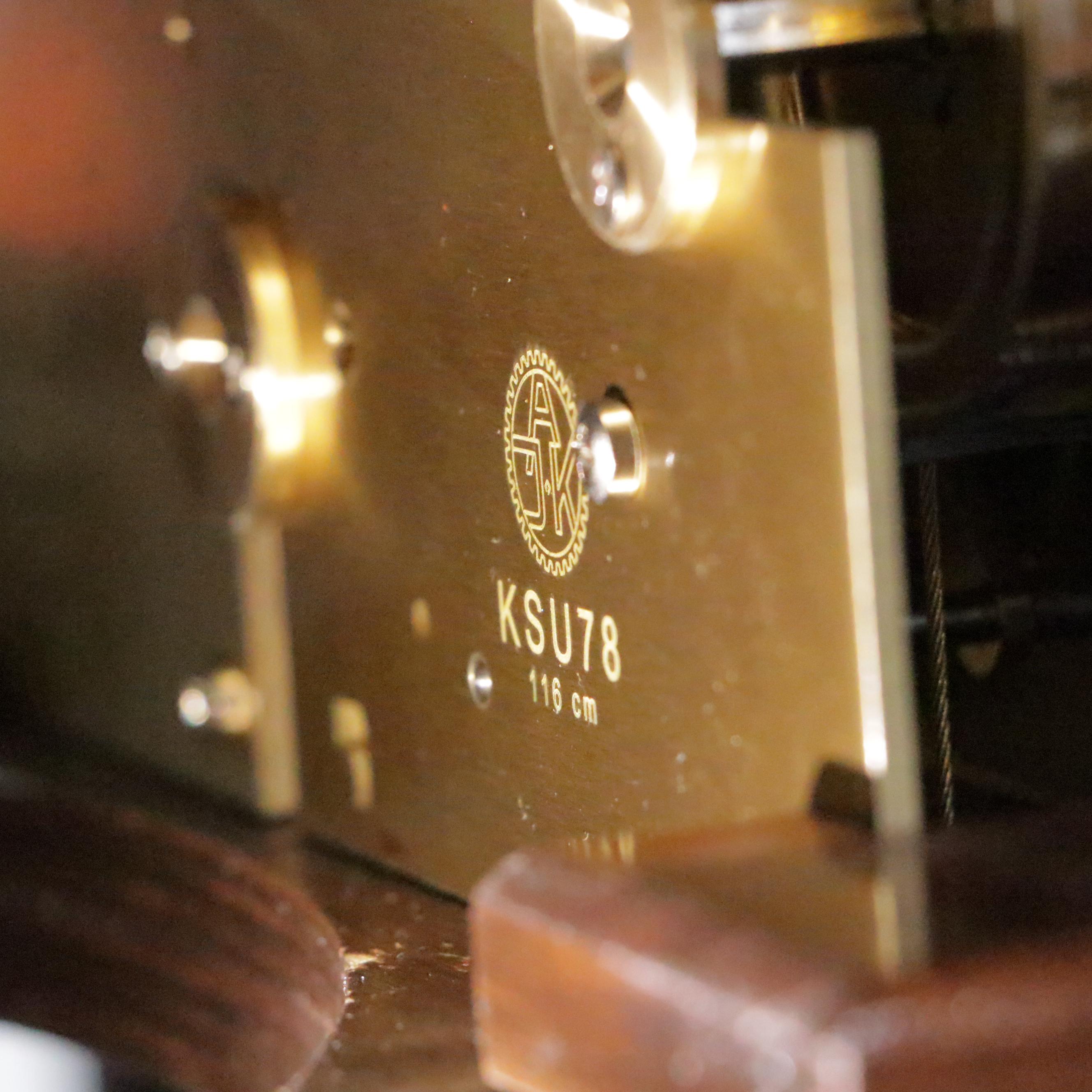 GMK-Fancher Clock Co. Federal Style Cherrywood Grandfather Clock