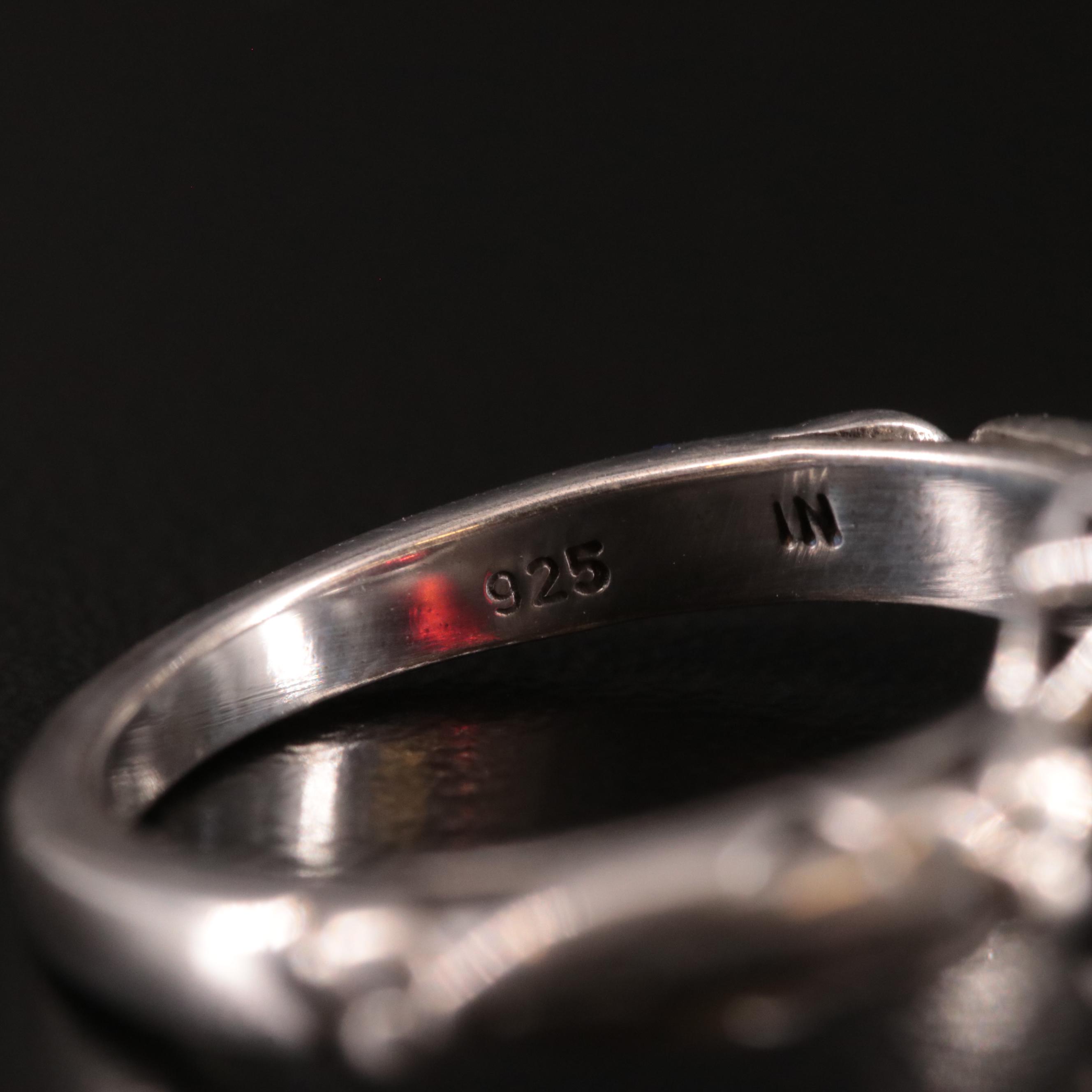 Sterling Garnet Ring