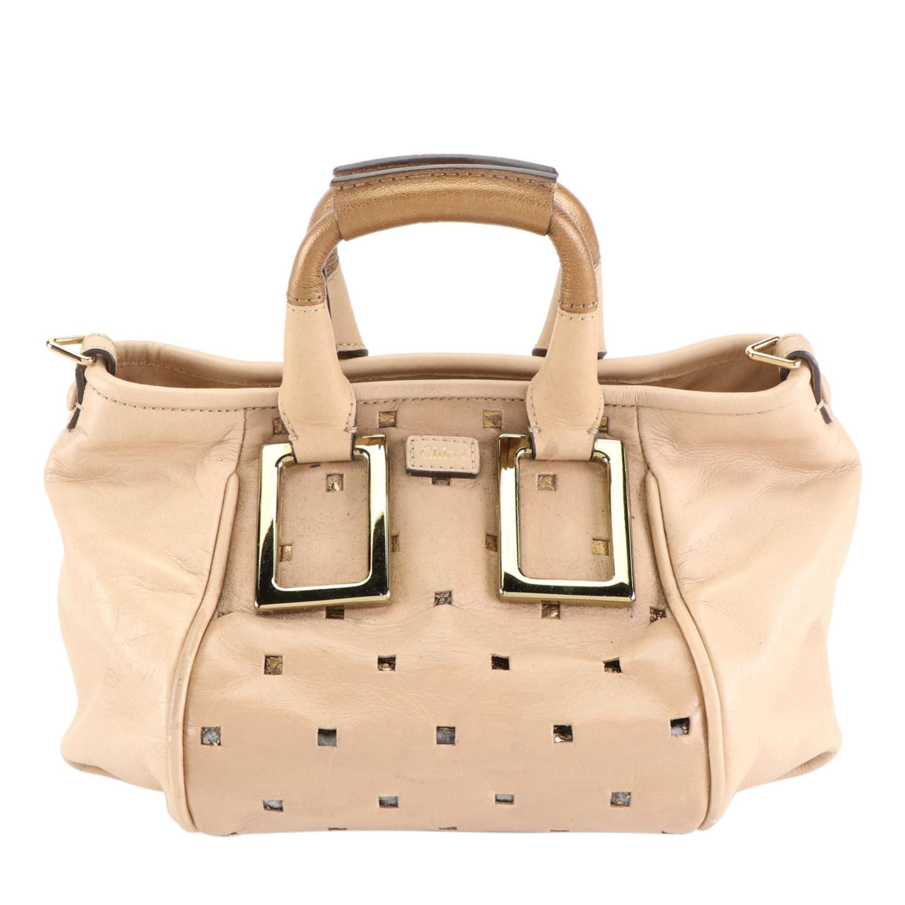 Chloé Ethel Small Two-Way Bag in Leather