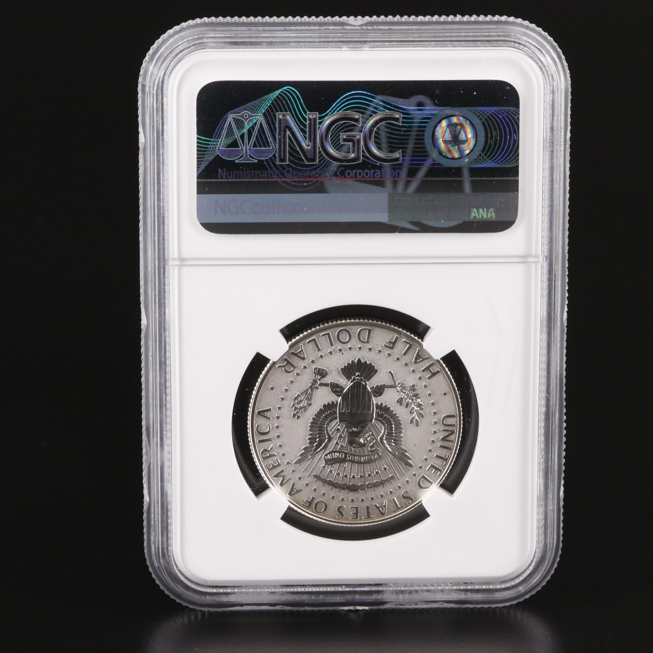 NGC PF69 Reverse Proof 2018-S Kennedy Half Dollar
