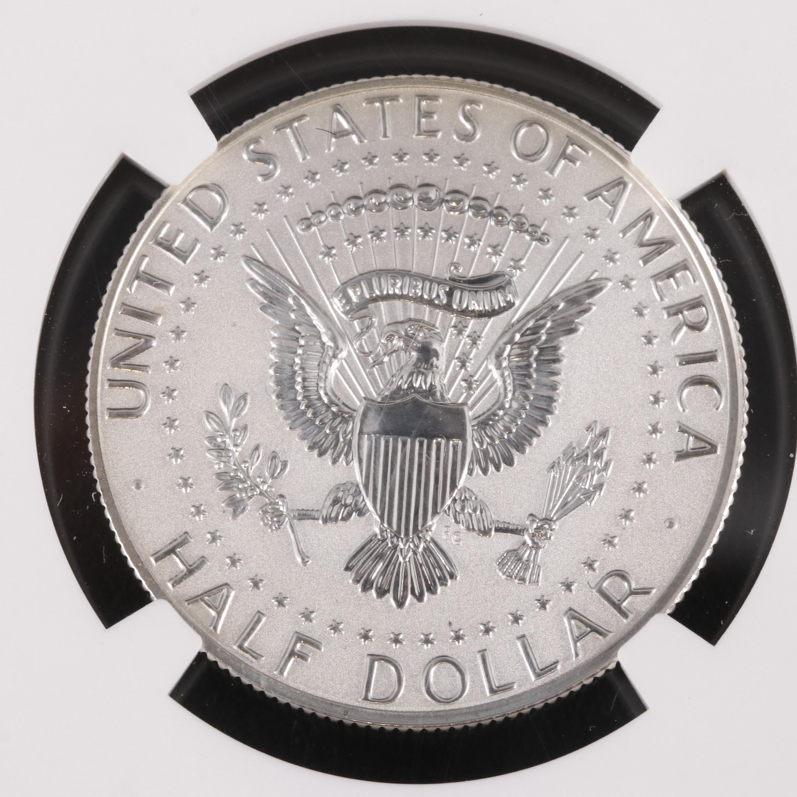 NGC PF69 Reverse Proof 2018-S Kennedy Half Dollar